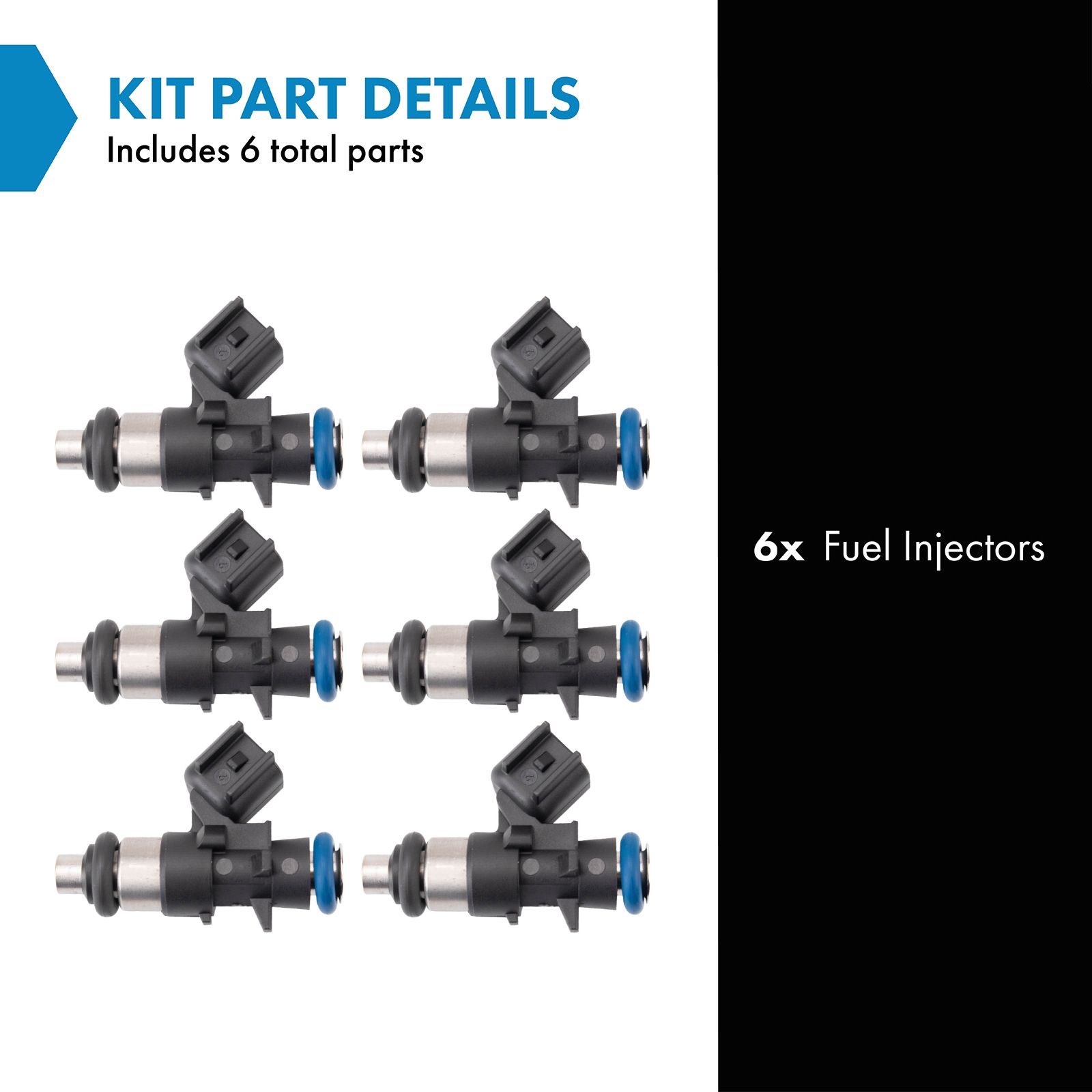TRQ Fuel Injector Set Fits 11-19 Chrysler Dodge 11-17 Jeep 12-18 Ram 11-14 VW