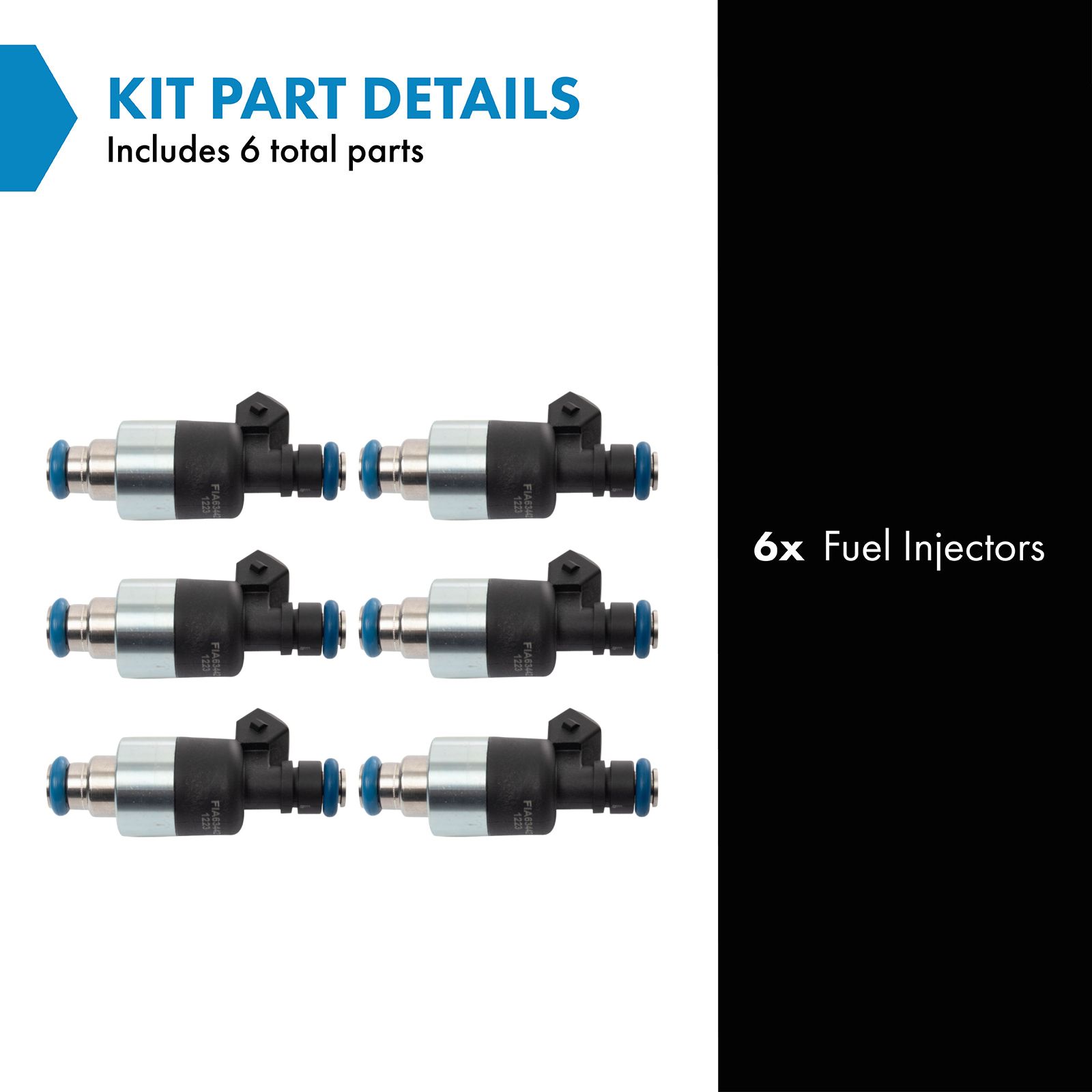 TRQ Fuel Injector Set Compatible with Buick Chevrolet Daewoo Oldsmobile Pontiac