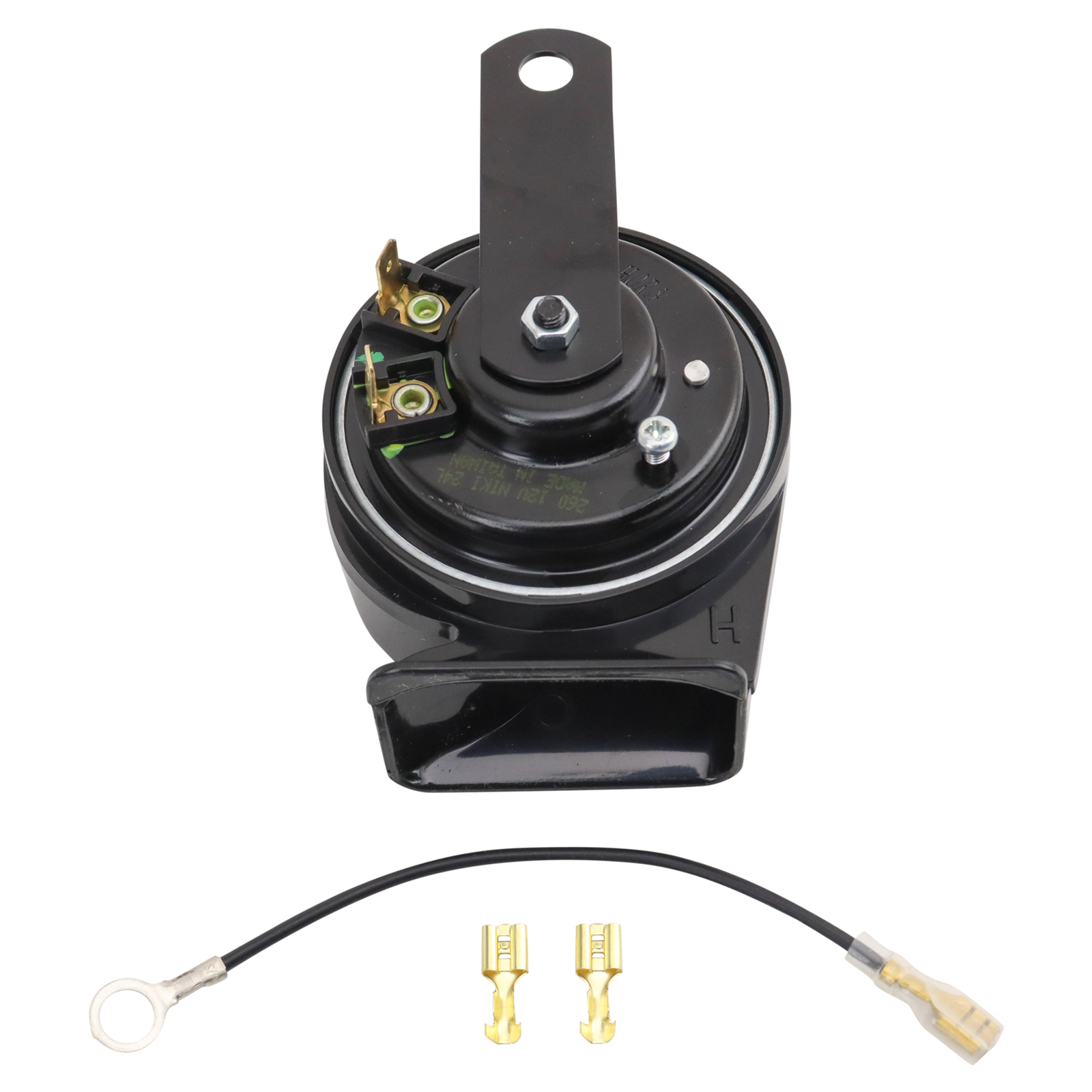 TRQ High Tone Output Horn Compatible with 75-02 Ford F-150 71-01 Chevrolet Camaro 83-02 Toyota Camry 75-02 Honda Civic 82-02 Nissan Maxima 97-01 Jeep Wrangler 94-02 Dodge Ram 1500 92-02 GMC Yukon