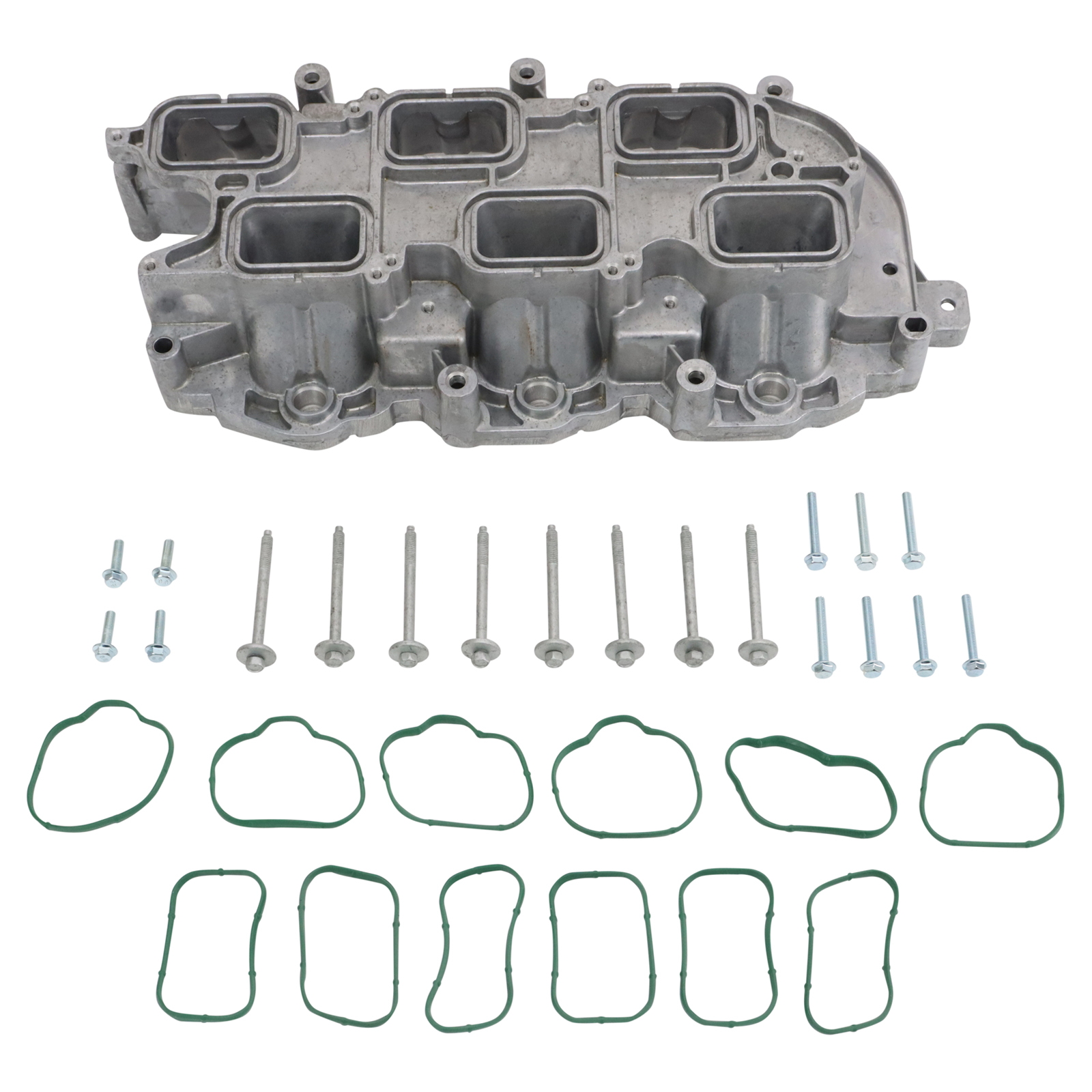 TRQ Lower Intake Manifold Compatible with 13-18 1500 19-21 1500 Classic 11-17 200 11-21 300 11-14 Avenger 12-15 C/V Challenger Charger 14-21 Cherokee 11-15 Durango 11-20 Grand Caravan
