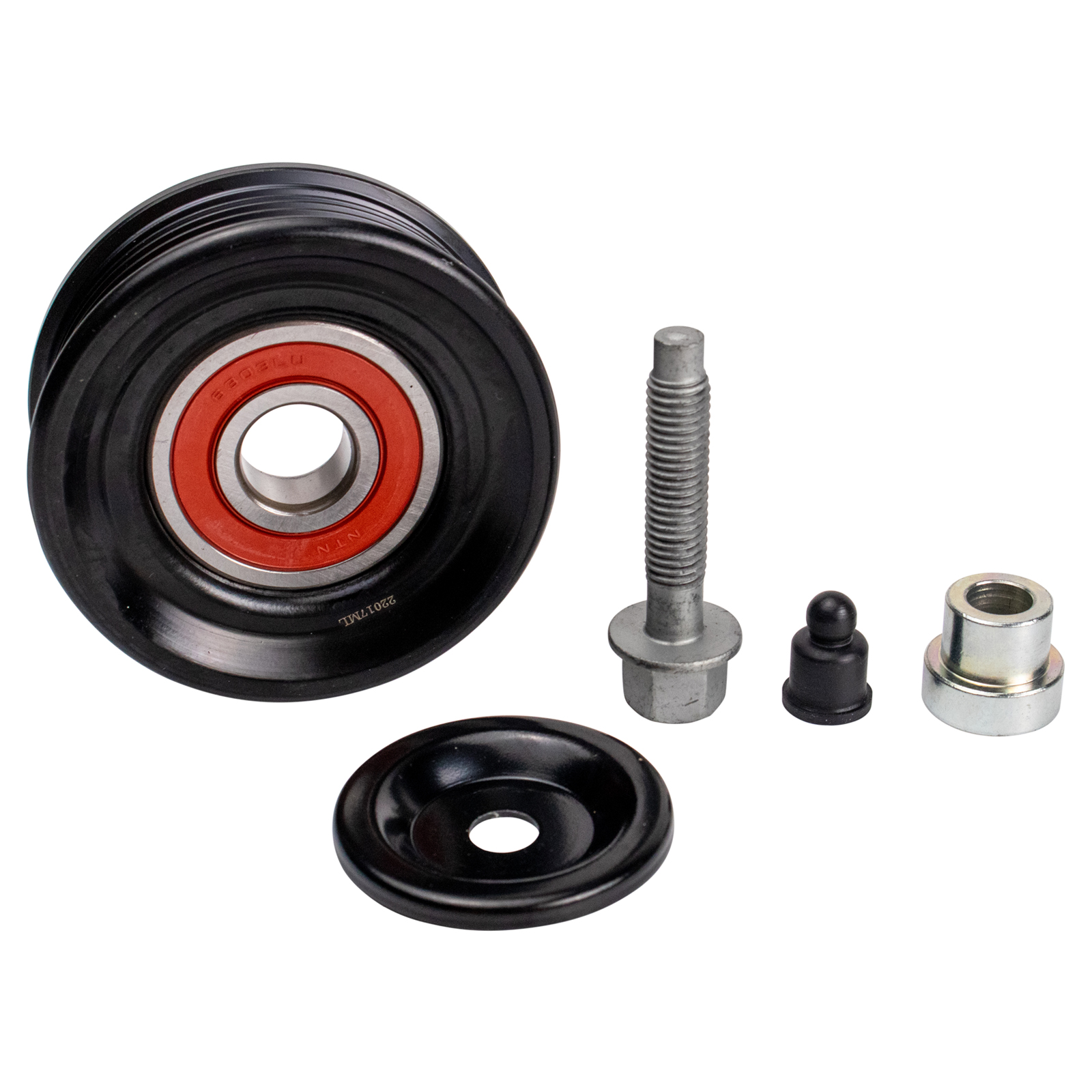 TRQ Serpentine Belt Idler Pulley Compatible with 88–95 Ford Taurus 1999–2013 Chevrolet Silverado 1500 2016–22 Honda HR-V 2002–12 Jeep Liberty 2002–10 Dodge Ram 1500 1999–2013 GMC Sierra 1500