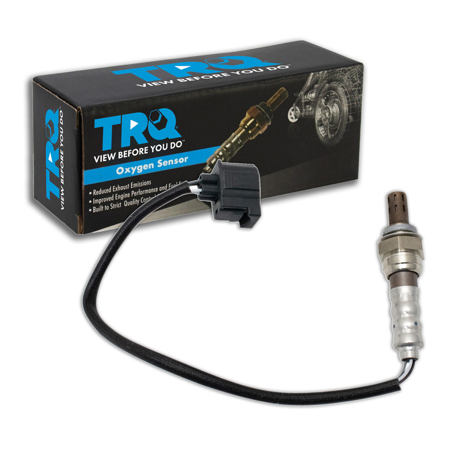 TRQ Engine Exhaust O2 02 Oxygen Sensor Direct Fit Compatible with Chrysler Dodge Jeep Ram