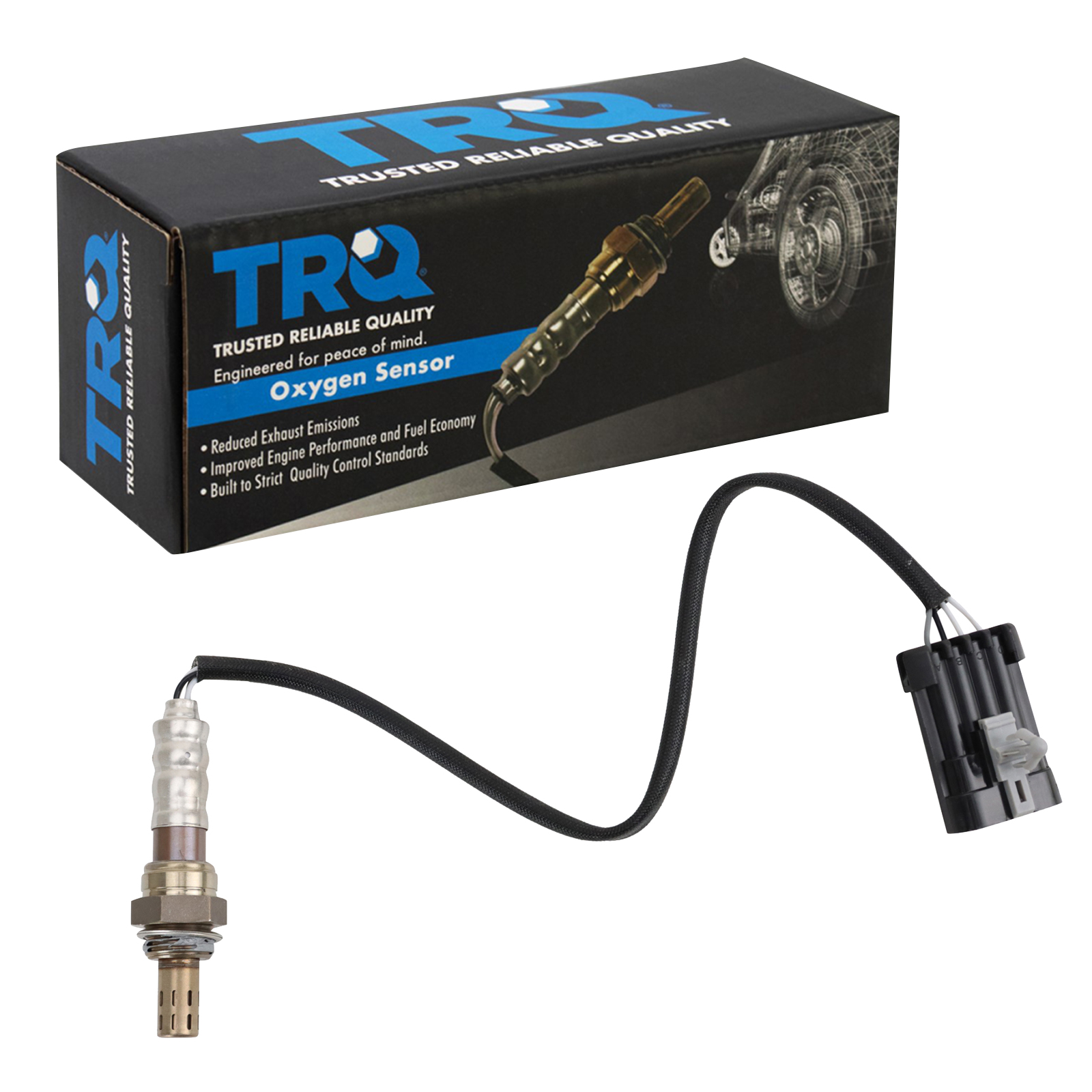 TRQ O2 Oxygen Sensor Compatible with 1994-2003 Buick Regal 1994-1996 Oldsmobile Cutlass Supreme 1994-2003 Chevrolet Corvette 1994-2002 GMC Jimmy 1995-2003 Isuzu Rodeo