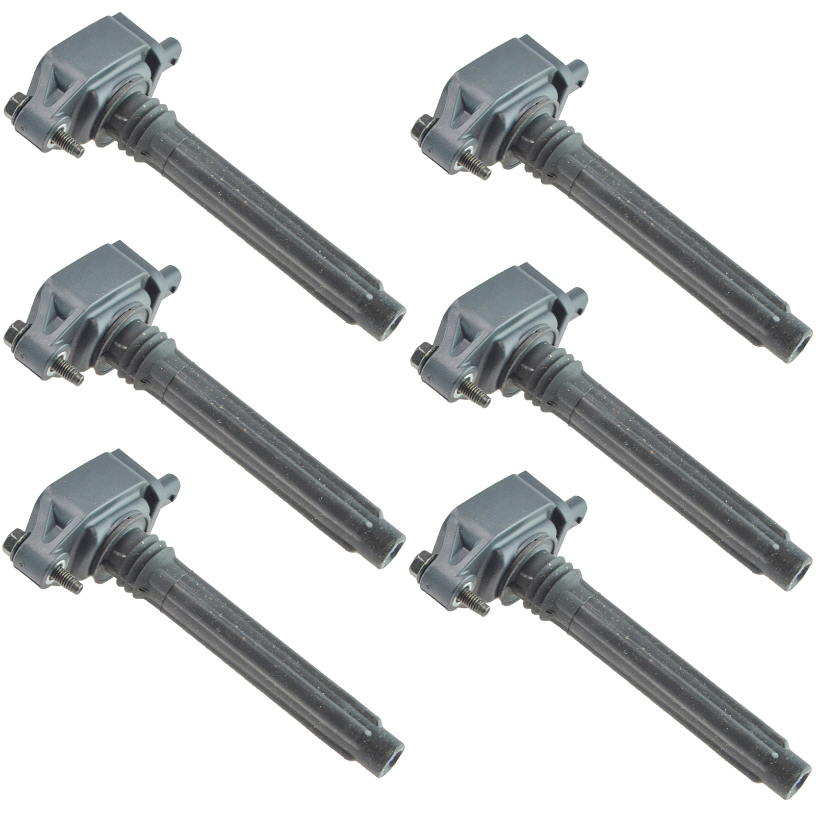 TRQ Ignition Coil Set 6 Piece Compatible with 2011-2017 Chrysler 200 11-21 300 11-16 Town and Country 11-20 Dodge Grand Caravan 11-17 Avenger 11-21 Charger 11-21 Challenger 11-19 Journey