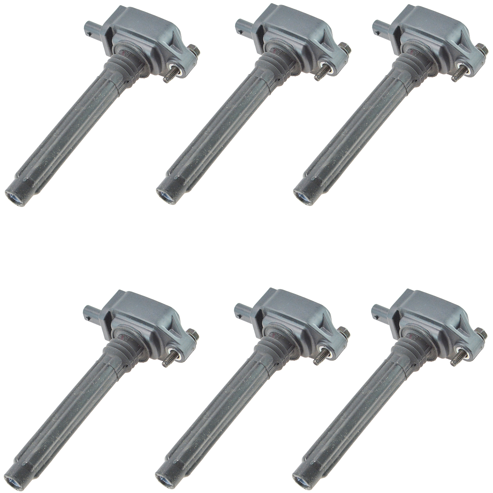 TRQ Ignition Coil Set 6 Piece Compatible with 2011-2017 Chrysler 200 11-21 300 11-16 Town and Country 11-20 Dodge Grand Caravan 11-17 Avenger 11-21 Charger 11-21 Challenger 11-19 Journey