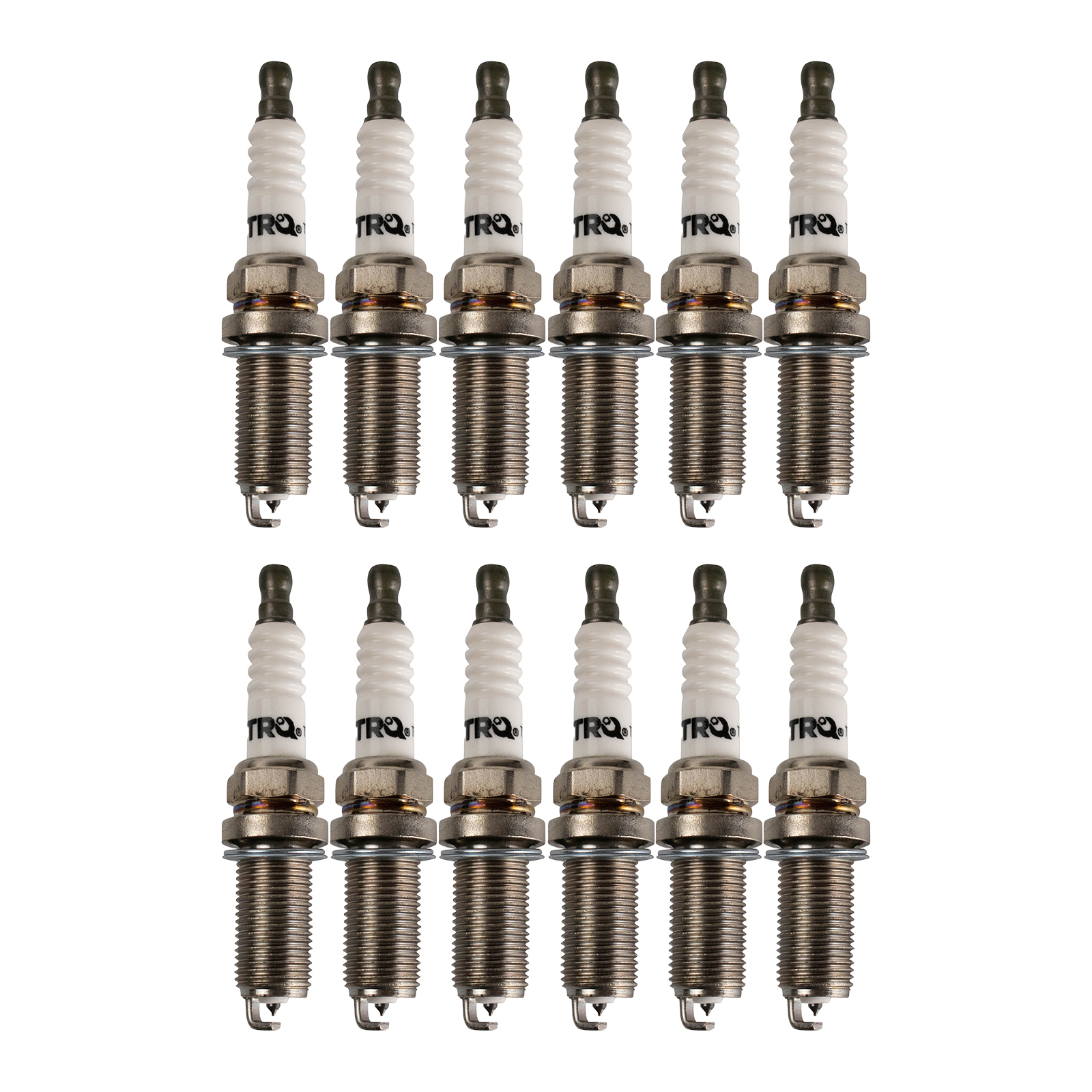 TRQ Iridium Spark Plugs Engine Tune Up Ignition Kit 12 Piece Set