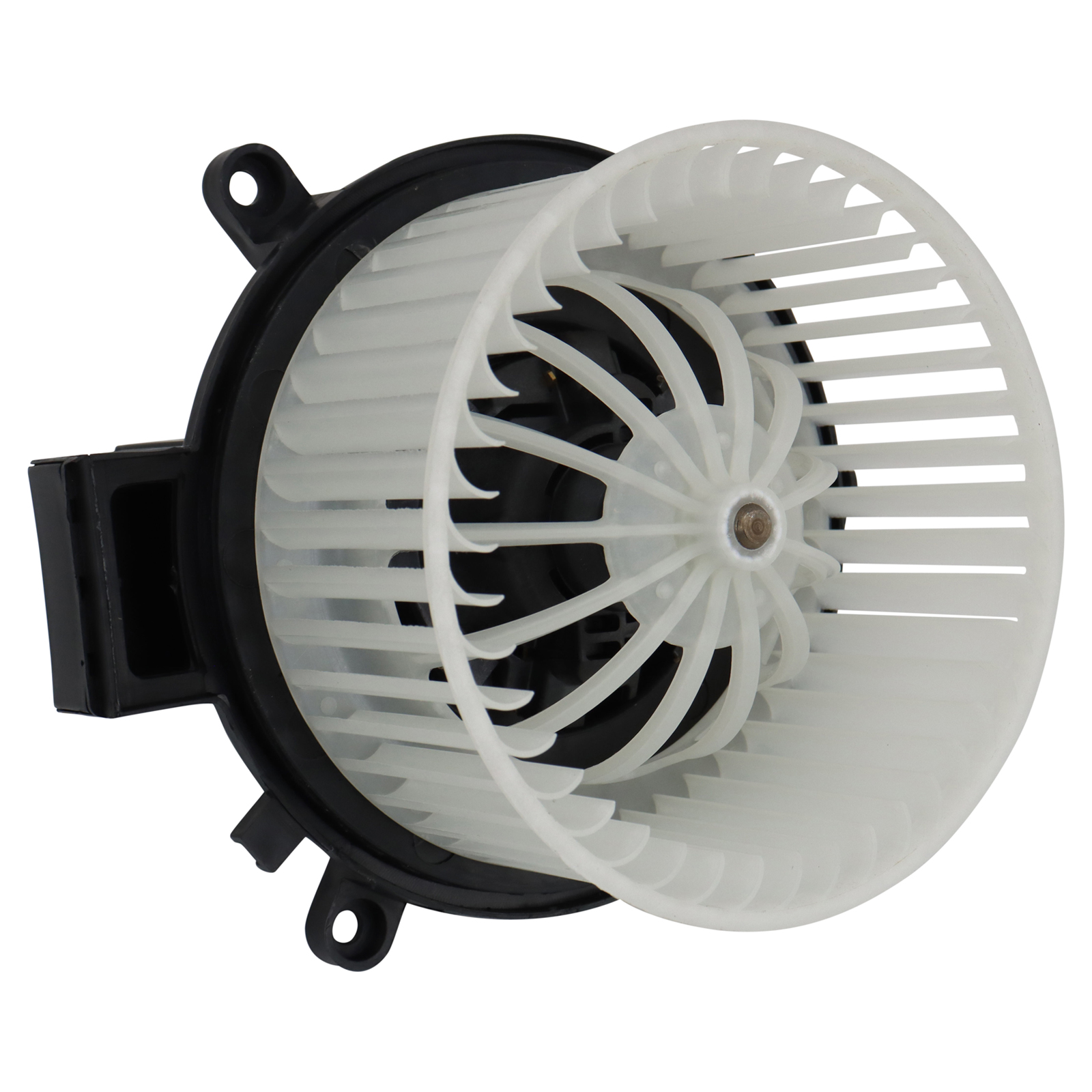 TRQ Rear Heater Blower Motor with Fan Cage Compatible with Dodge Ford Jeep Ram Volkswagen