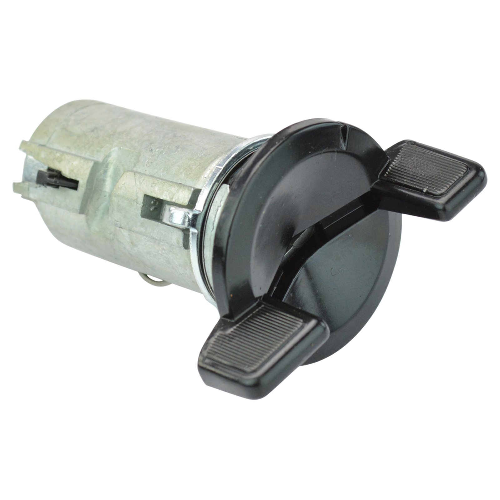 TRQ Ignition Lock Cylinder Black Bezel With Key Compatible with GM Car Van Pickup Truck SUV