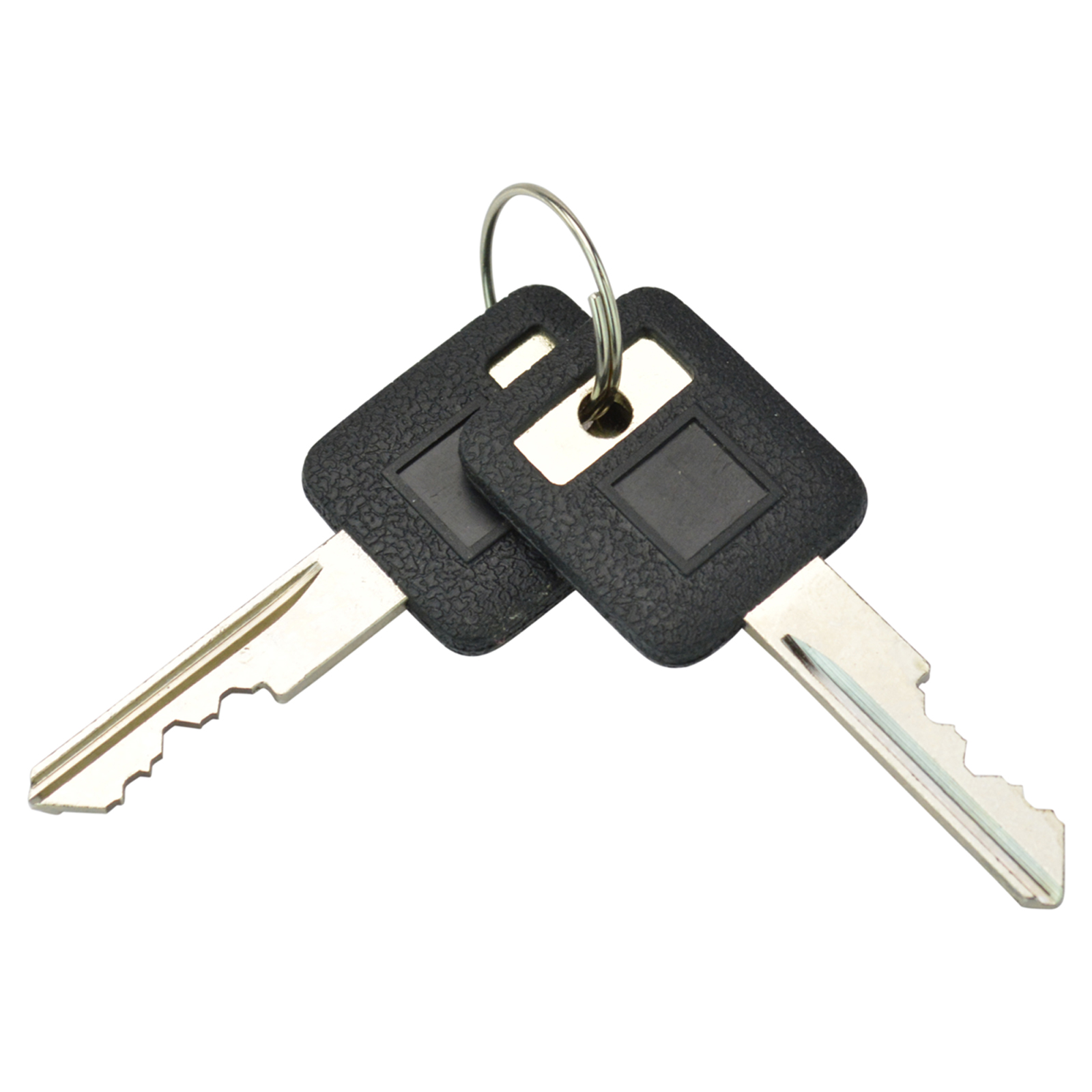 TRQ Ignition Lock Cylinder Black Bezel With Key Compatible with GM Car Van Pickup Truck SUV