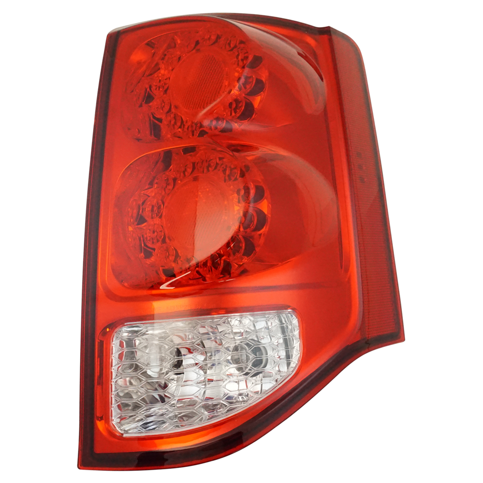 TRQ Passenger Side Tail Light Assembly Set LED Compatible with 2011-2020 Dodge Grand Caravan CH2801199