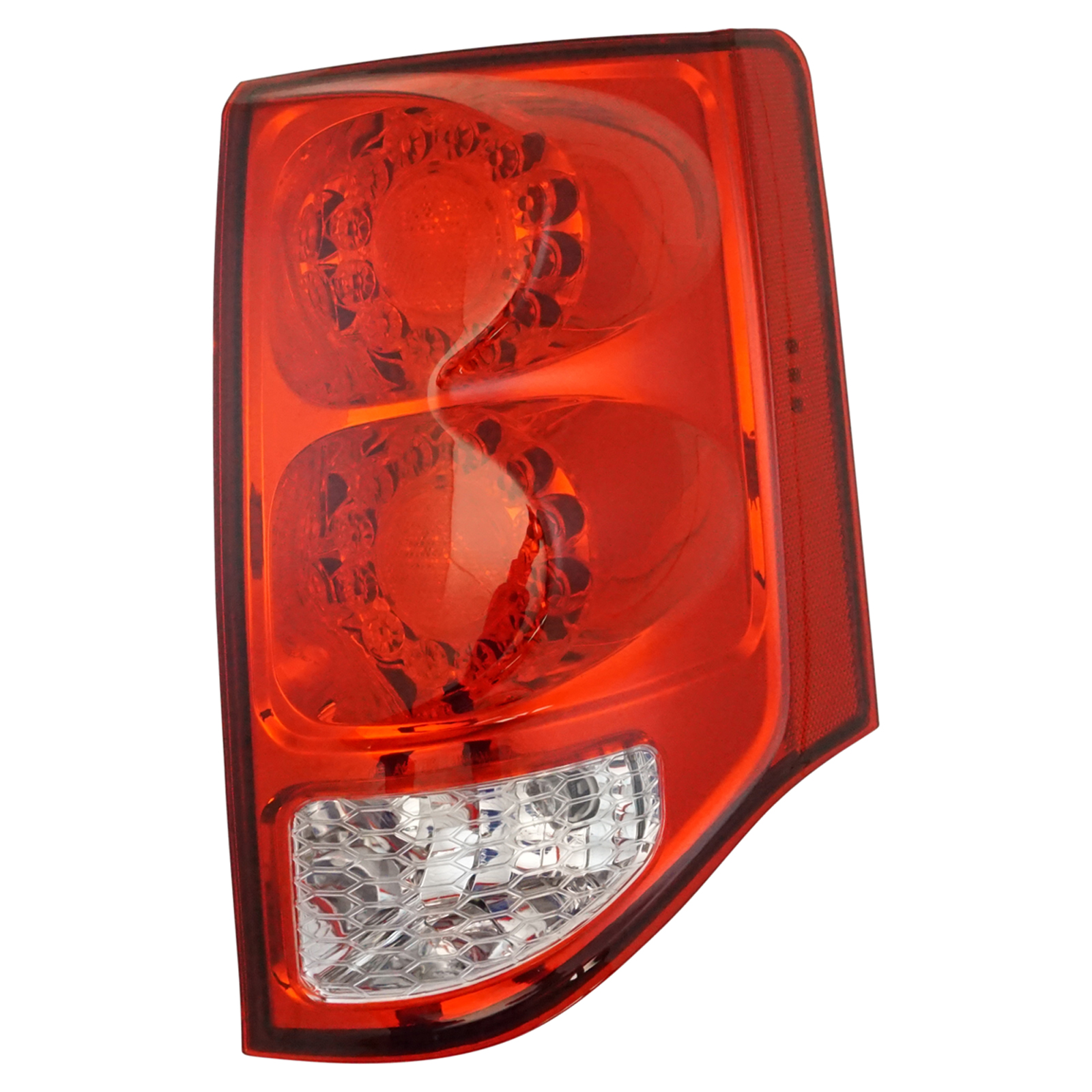 TRQ Passenger Side Tail Light Assembly Set LED Compatible with 2011-2020 Dodge Grand Caravan CH2801199