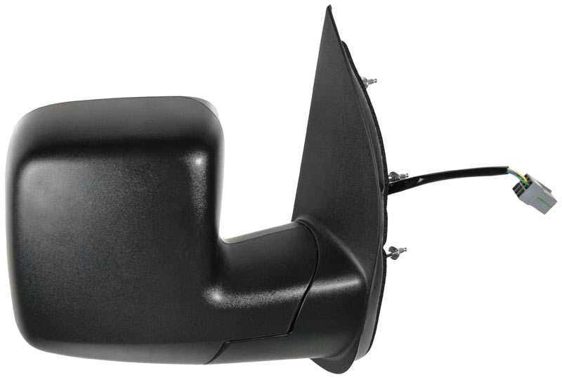 TRQ Passenger Side Mirror Assembly Electric Adjustment Non-Heated No Memory Black Compatible with 2007-2008 Ford E150 E250 E350 Super Duty E450 Super Duty FO1321288