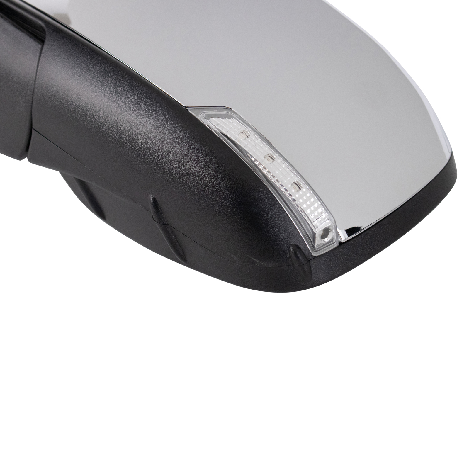 TRQ Driver Side Power Heated Power Folding Memory Chrome Mirror Compatible with 2008-2016 Dodge Grand Caravan 2008-2016 Chrysler Town & Country CH1320386