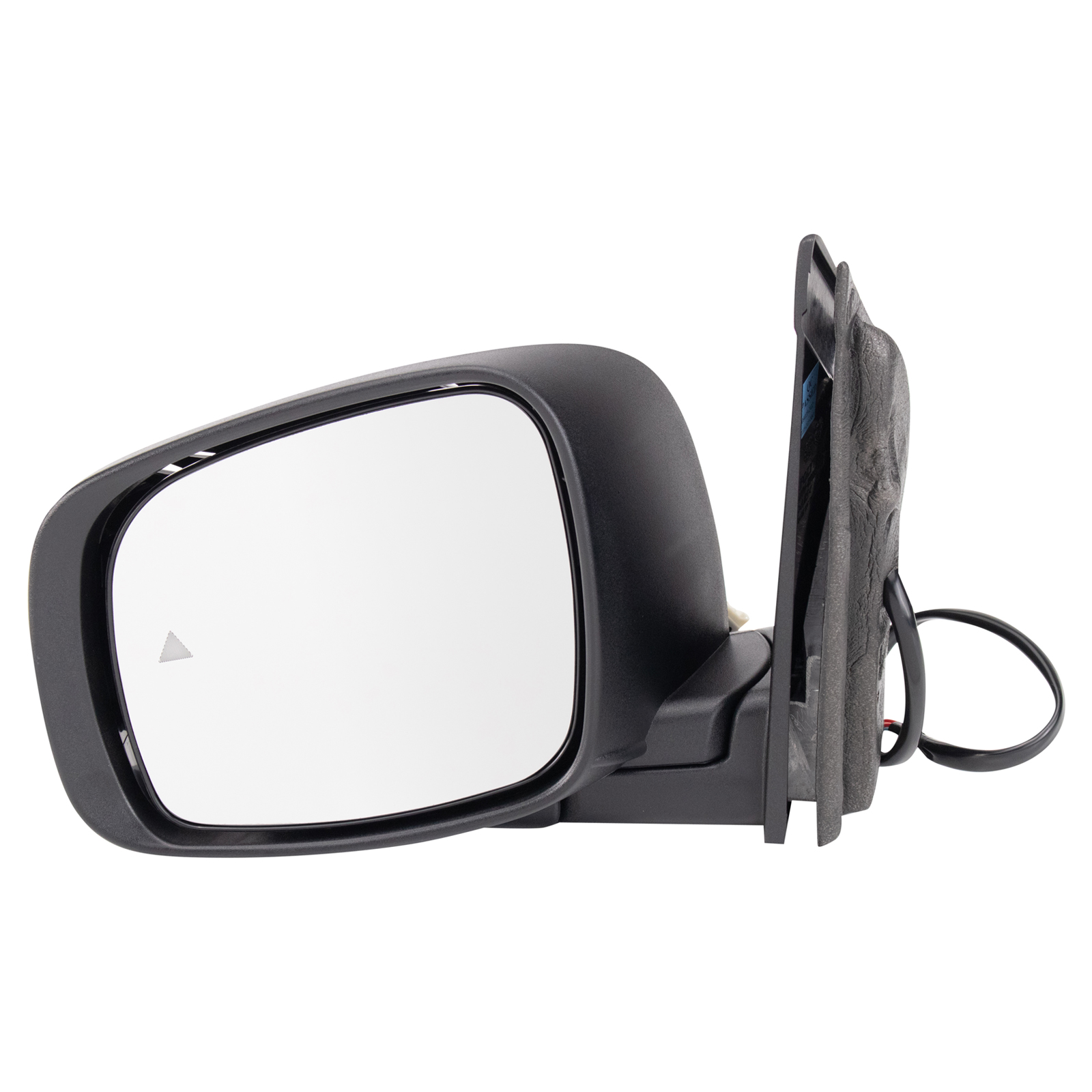 TRQ Driver Side Power Heated Paint to Match Mirror Compatible with 2009-2016 Dodge Grand Caravan Chrysler Town & Country CH1320478