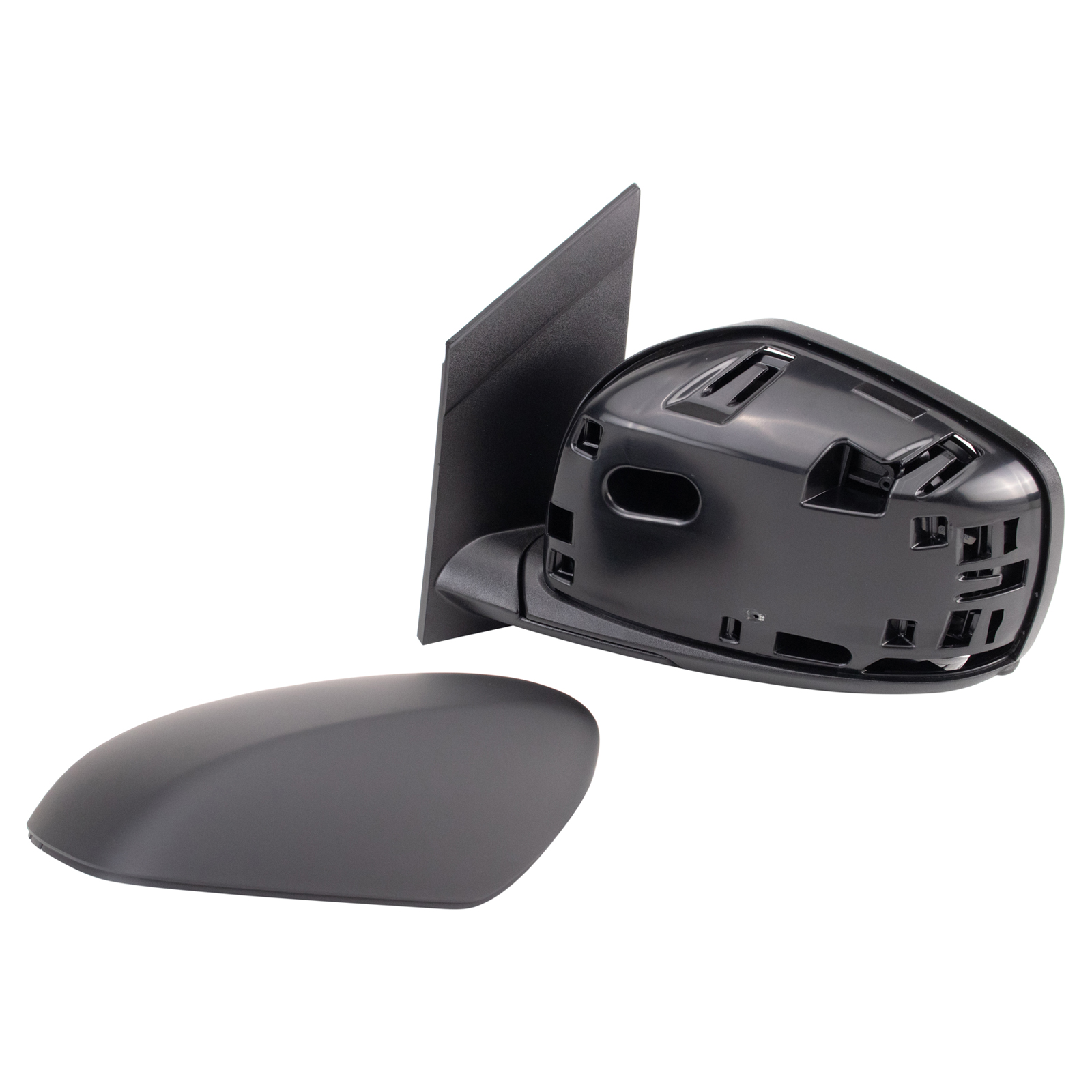 TRQ Driver Side Power Heated Paint to Match Mirror Compatible with 2009-2016 Dodge Grand Caravan Chrysler Town & Country CH1320478