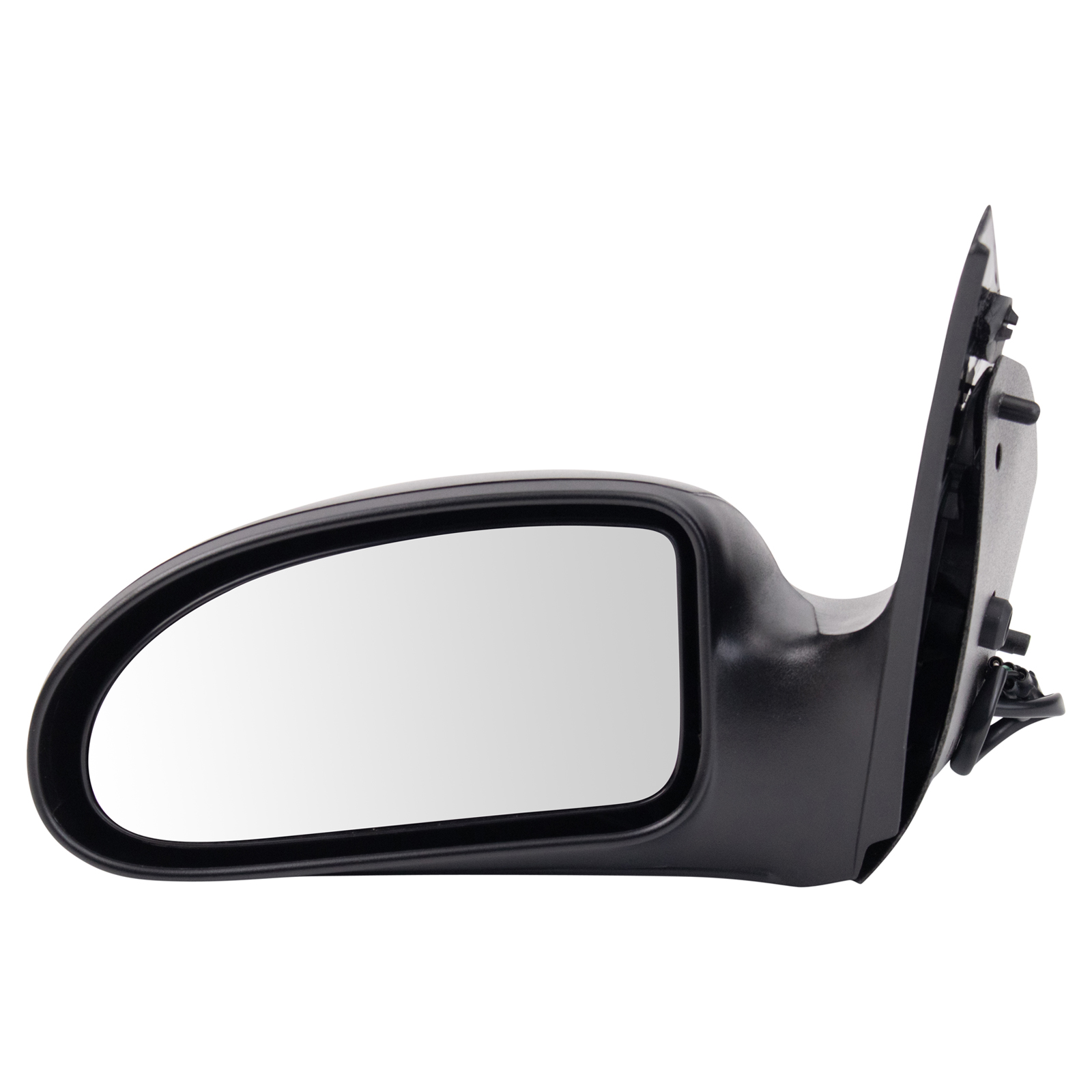 TRQ Passenger Side Power Heated Mirror Chrome Cover Blind Spot Compatible with 2009-2016 Dodge Grand Caravan Chrysler Town & Country CH1321479