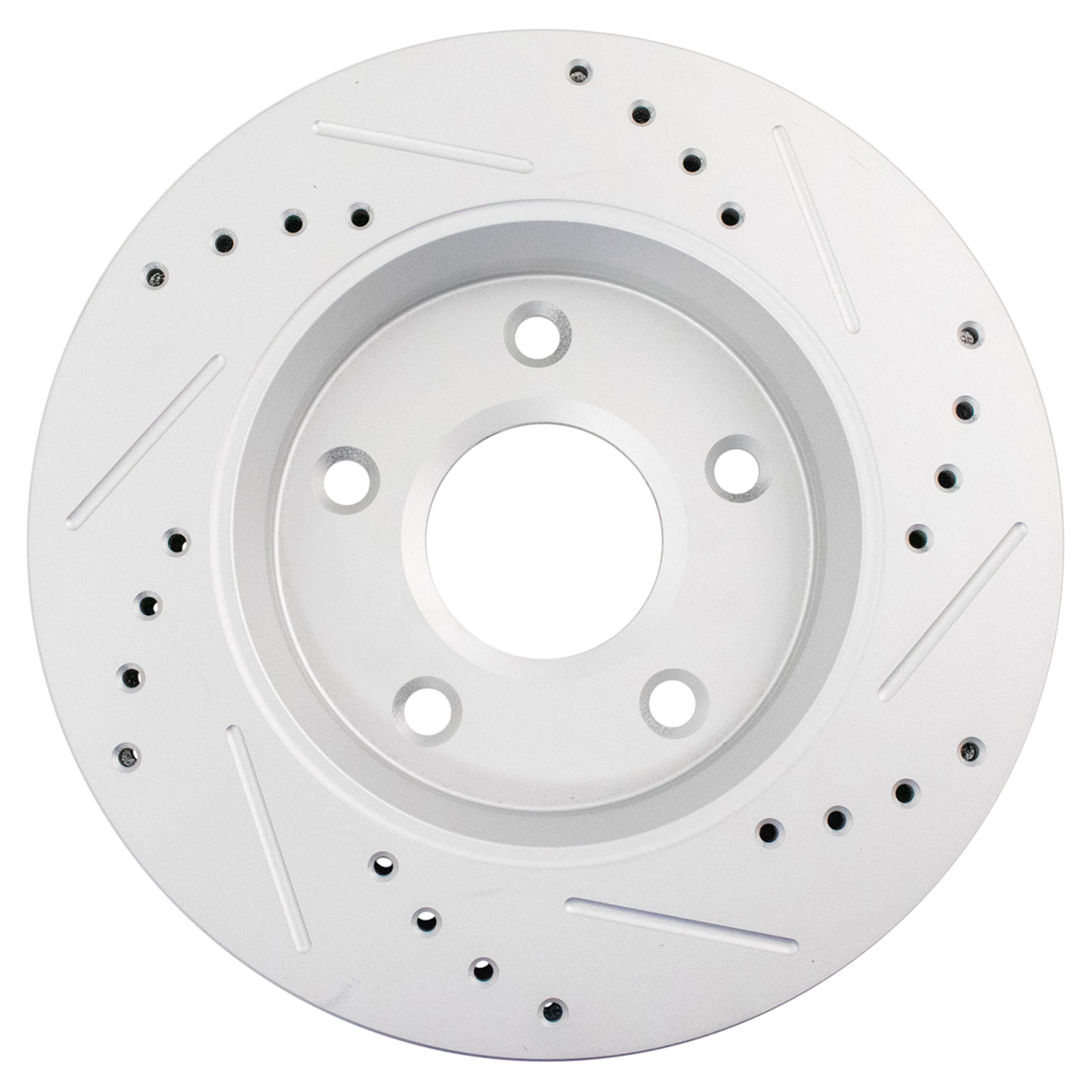 TRQ Front Performance Brake Rotor Drilled Slotted Pair Set for 2012-2014 Cargo Van / 2008-2016 Grand Caravan / 2009-2013 Journey / 2009-2014 Routan / 2008-2016 Town & Country