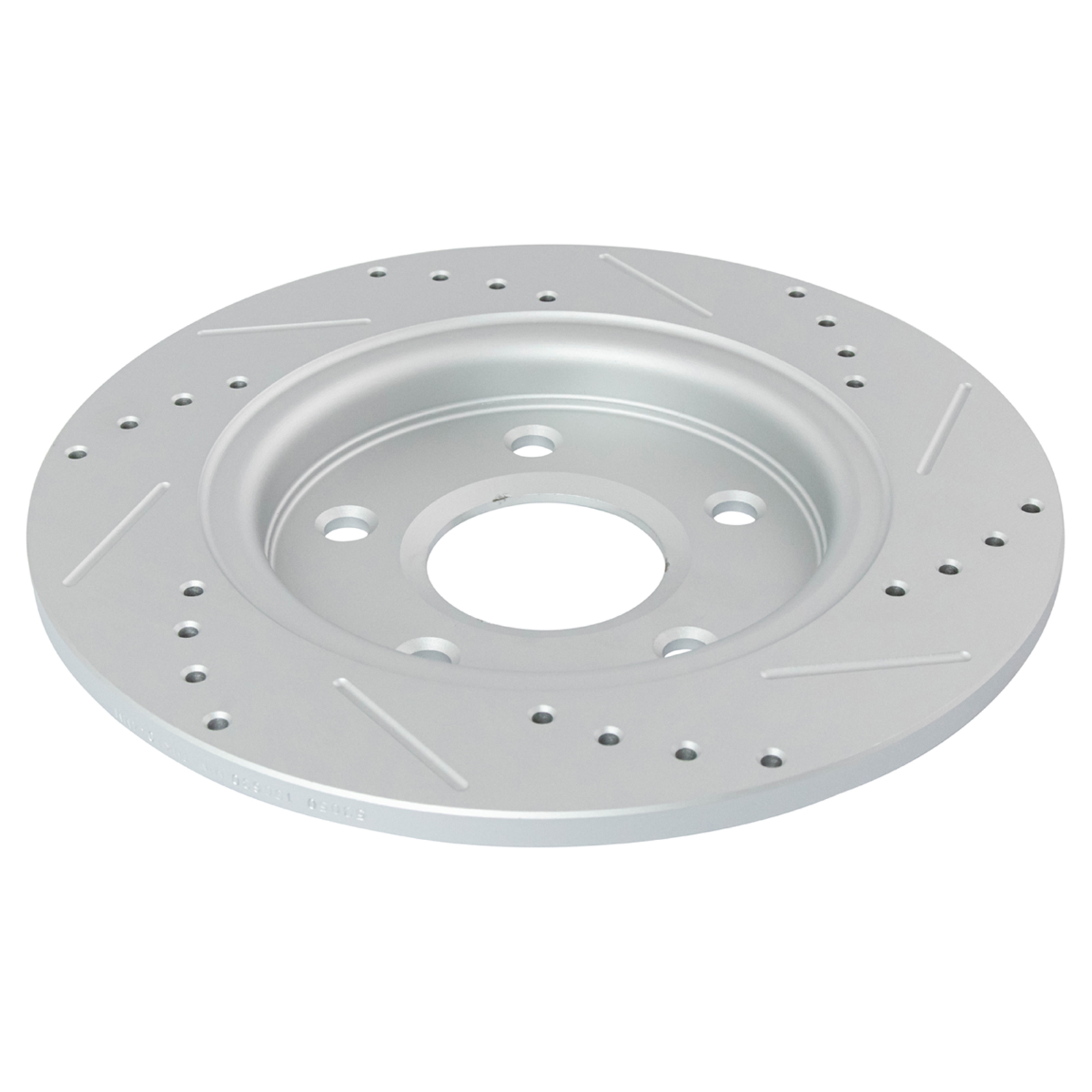 TRQ Rear Brake Pad & Rotor Ceramic Drilled Coated Vented Rotors Compatible with 2012-2016 Chrysler Town & Country Dodge Grand Caravan 2012-2015 Ram Cargo Van 2013-2014 Volkswagen Routan 2013 Journey