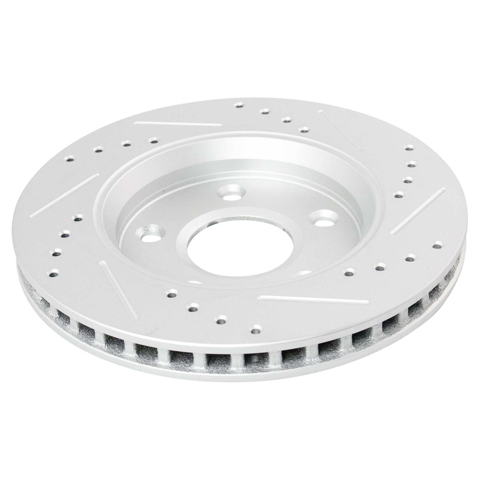 TRQ Front & Rear Brake Performance Rotor Kit Set of 4 Compatible with Chrysler Dodge Ram VW