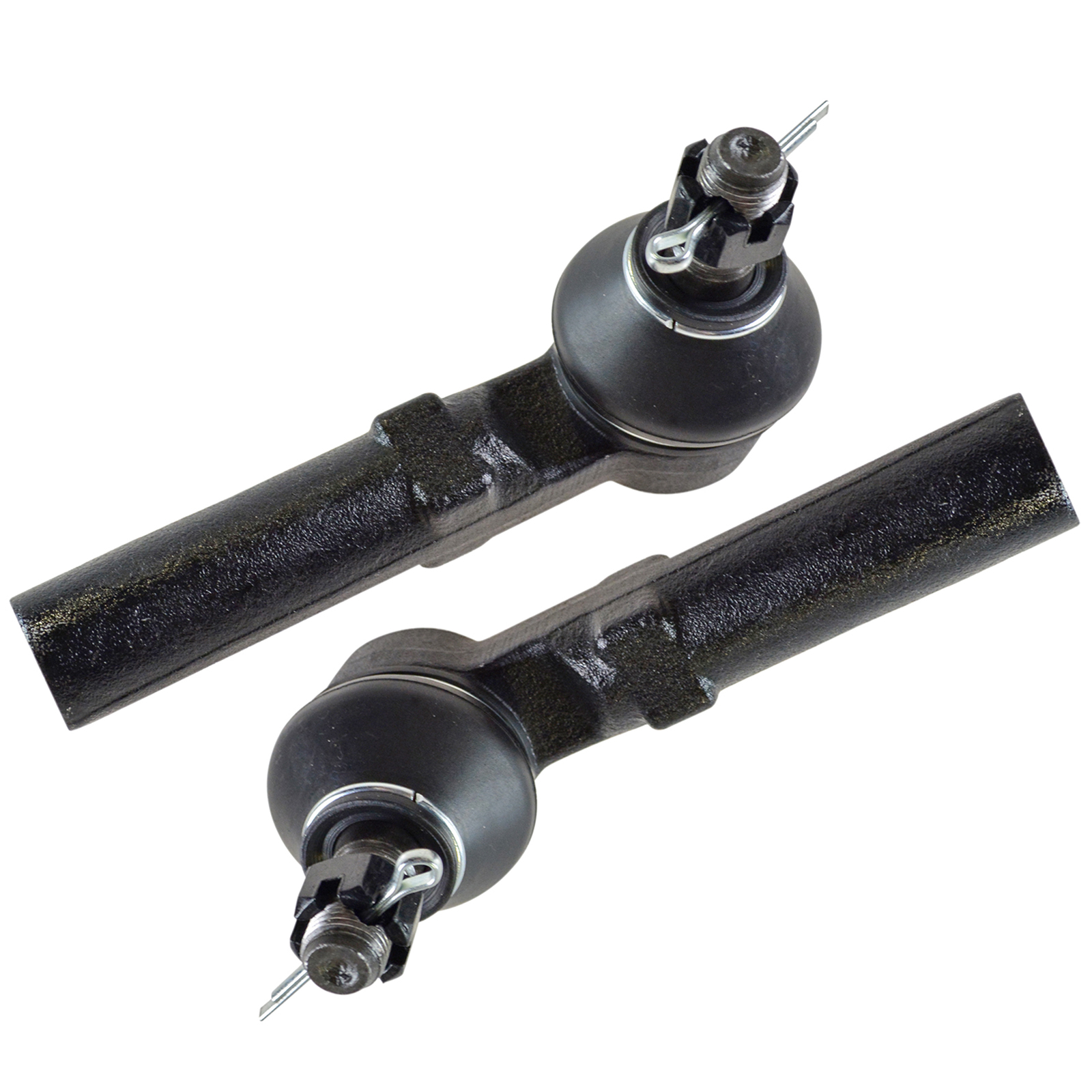 TRQ Front Outer Tie Rod Set 2 Piece Compatible with 1990 Nissan Axxess 1993-2002 Mercury Villager 93-02 Quest