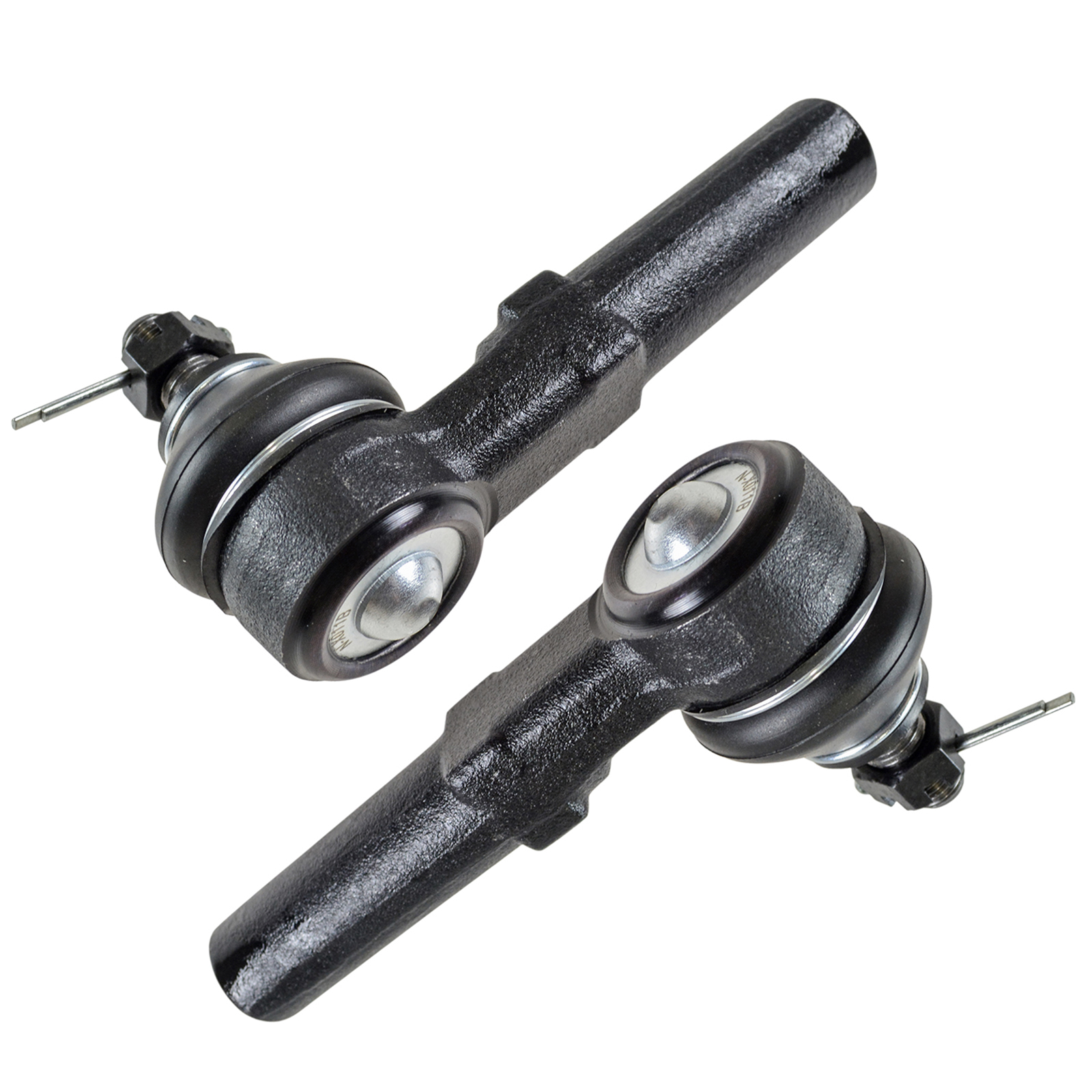 TRQ Front Outer Tie Rod Set 2 Piece Compatible with 1990 Nissan Axxess 1993-2002 Mercury Villager 93-02 Quest