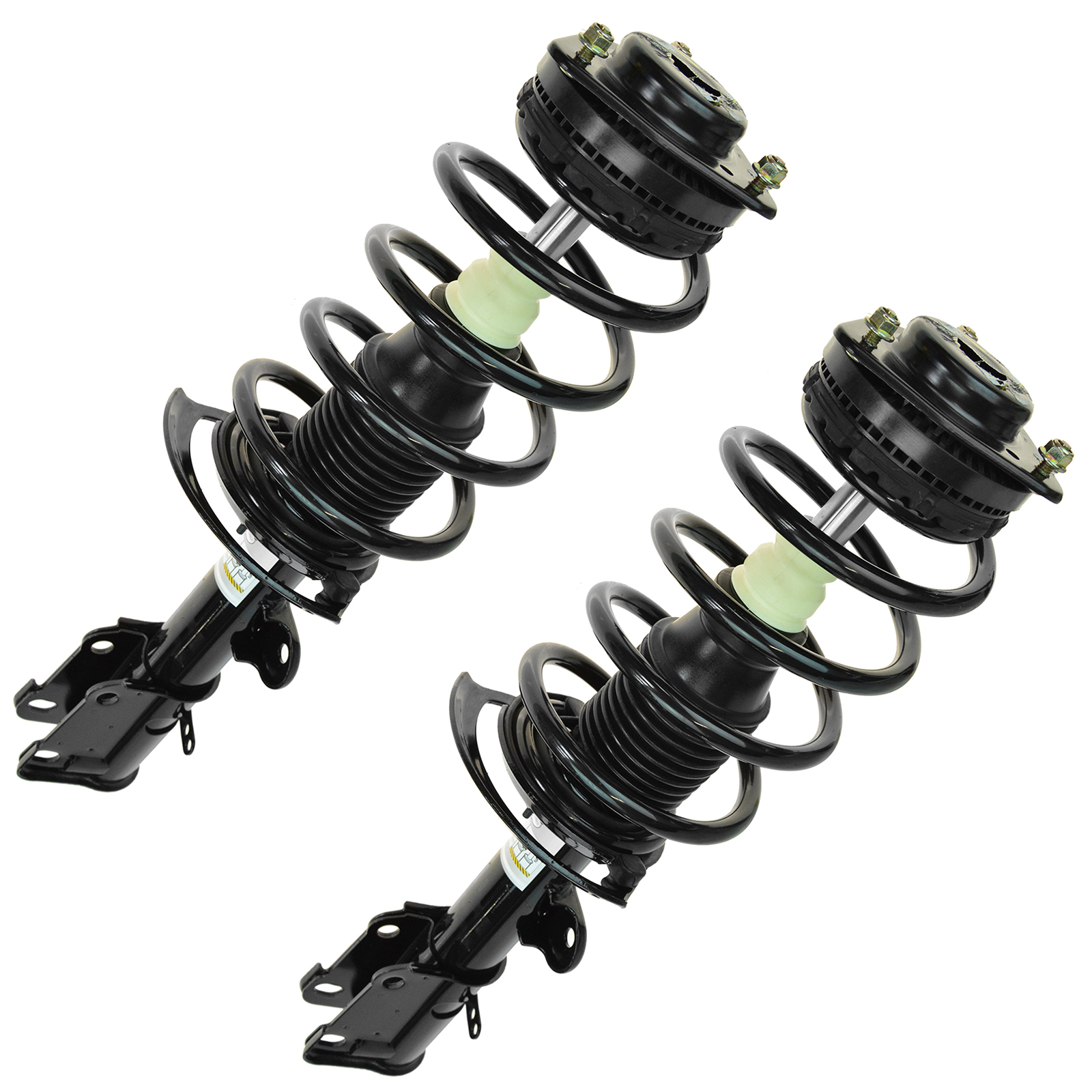 TRQ Front Suspension Kit Complete Strut & Coil Spring Assembly Sway Bar Stabilizer Link Compatible with 2008-2016 Chrysler Town & Country 2008-2020 Dodge Grand Caravan
