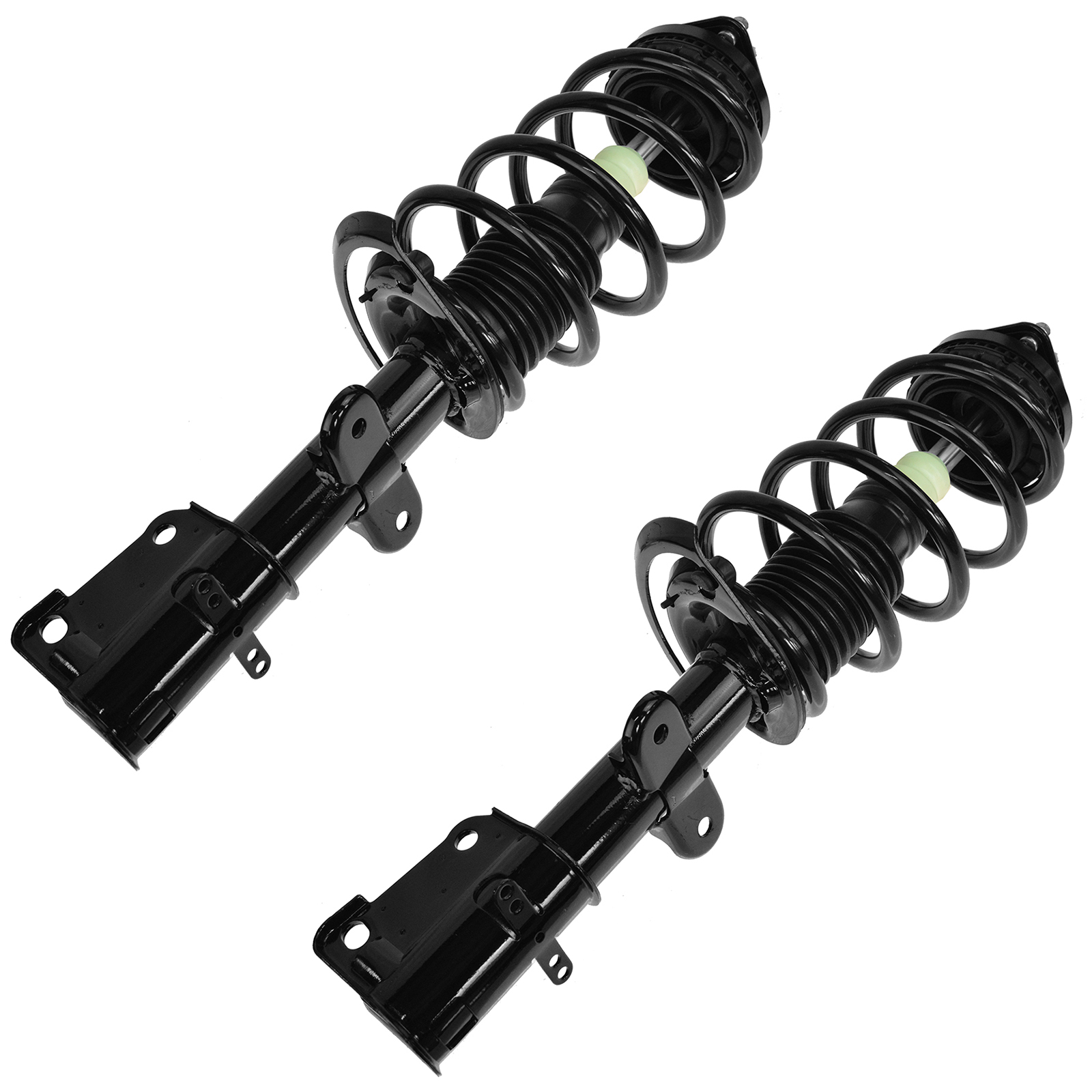 TRQ Front Suspension Kit Complete Strut & Coil Spring Assembly Sway Bar Stabilizer Link Compatible with 2008-2016 Chrysler Town & Country 2008-2020 Dodge Grand Caravan