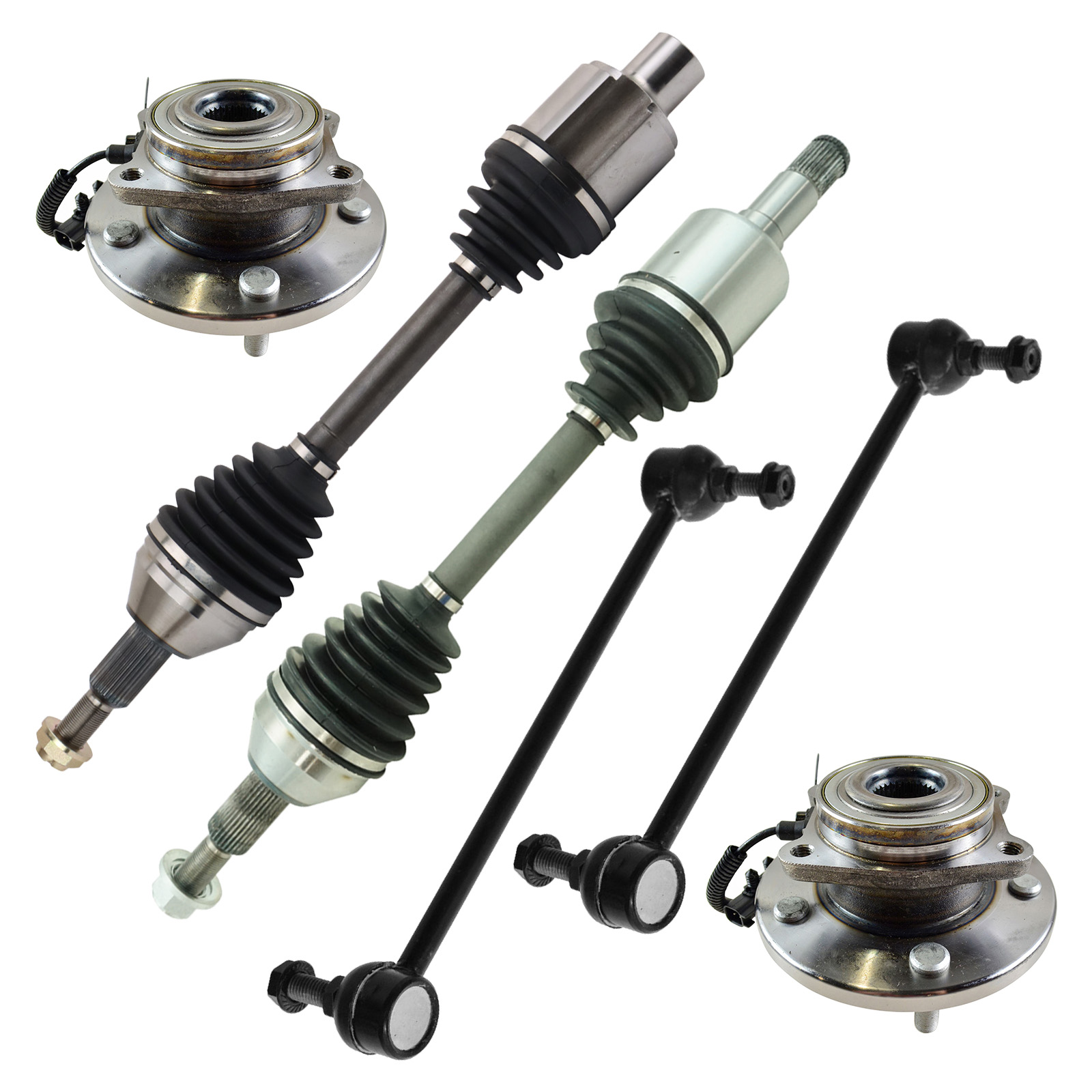 TRQ Steering & Drivetrain Kit Compatible with 2008-2016 Chrysler Town & Country 2008-2020 Dodge Grand Caravan 2012-2015 Ram C/V 2009-2014 Volkswagen Routan