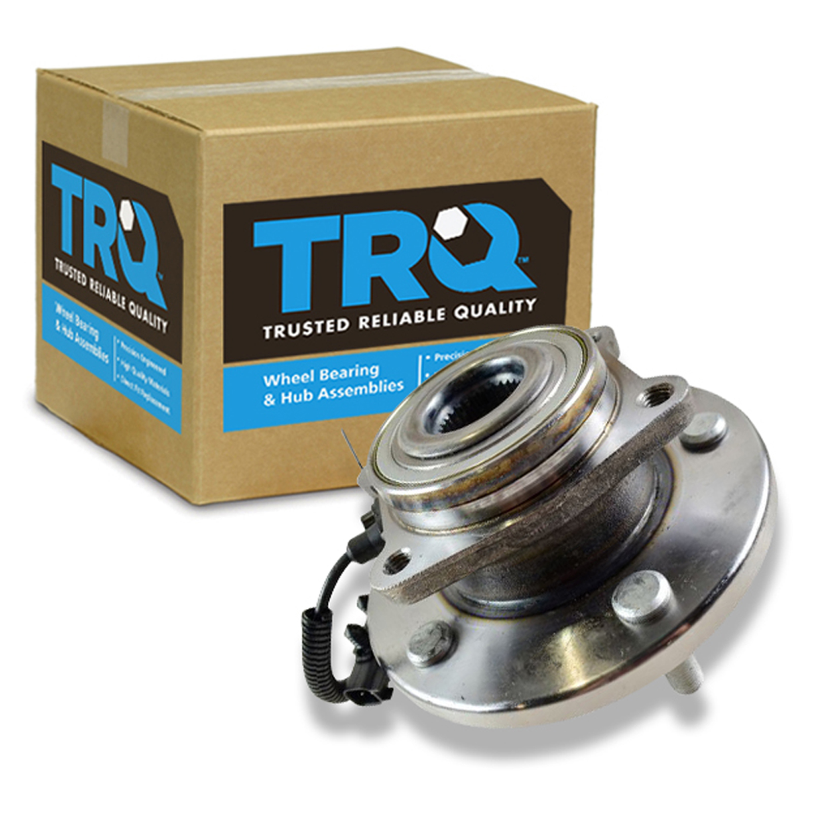 TRQ Front Wheel Bearing and Hub Assembly Compatible with 2008-2016 Chrysler Town and Country 2008-2020 Dodge Grand Caravan 2012-2015 Ram CV 2009-2014 Volkswagen Routan