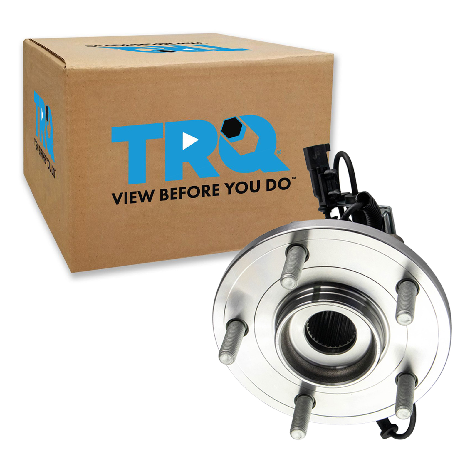 TRQ Front Wheel Bearing & Hub Assembly with ABS Sensor Compatible with 2012-2016 Chrysler Town & Country 2012-2020 Dodge Grand Caravan 2012-2015 Ram C/V 2013-2014 Volkswagen Routan