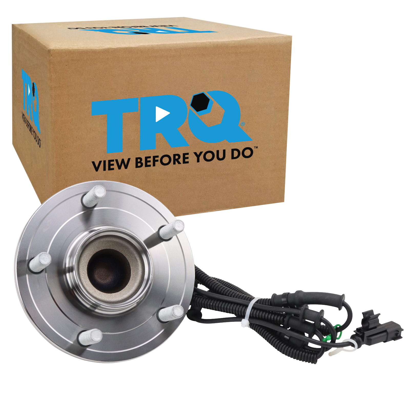 TRQ Rear Wheel Bearing and Hub Assembly Compatible with 2012-2016 Chrysler Town and Country; 2012-2020 Dodge Grand Caravan; 2012-2015 Ram Cargo Van; 2012-2014 Volkswagen Routan