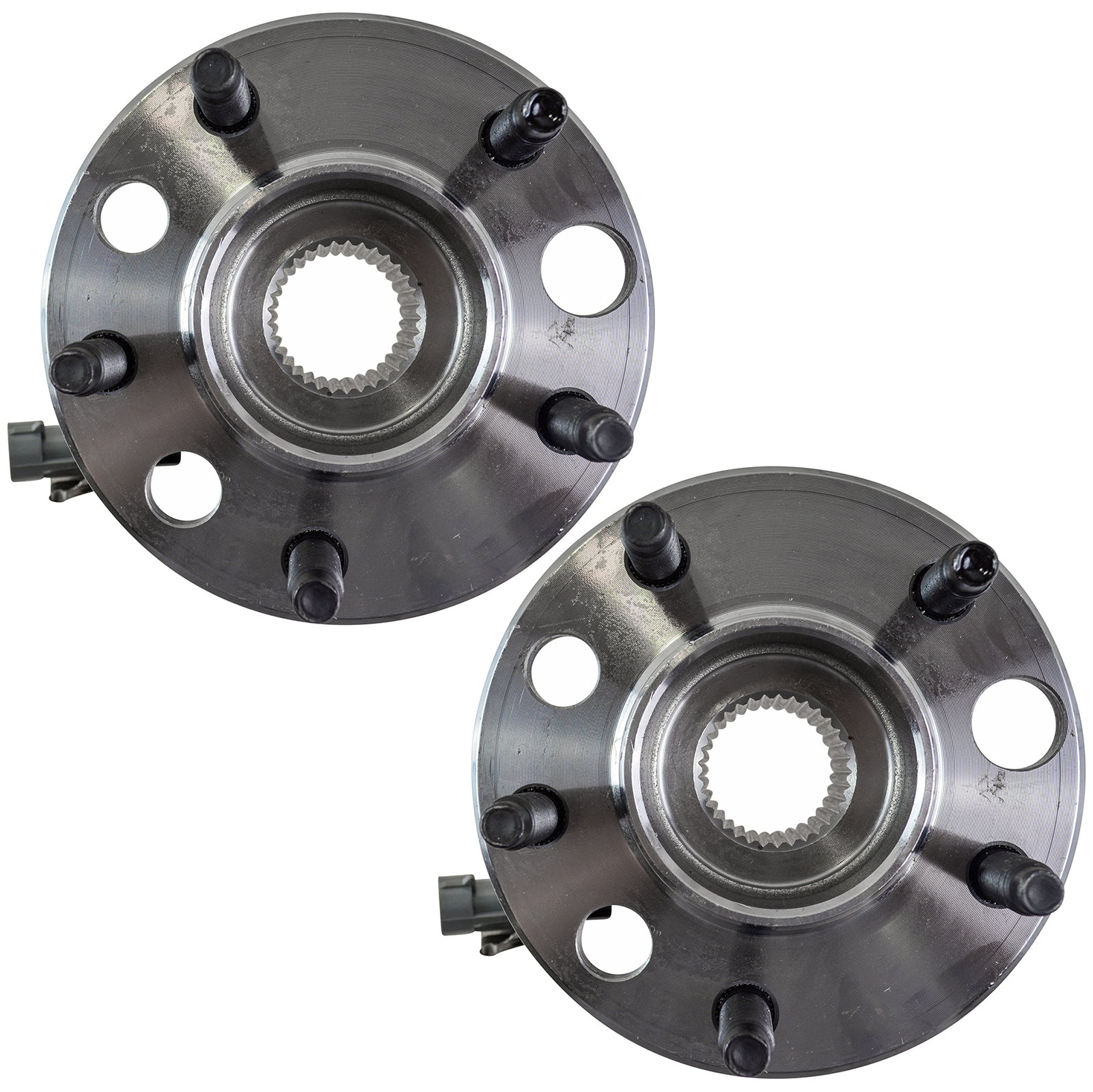 TRQ Front Left and Right Wheel Bearing and Hub Assembly Set 2 Piece Compatible with 1992 Buick LeSabre With ABS 93-99 LeSabre 94-96 Century 92-96 Park Avenue 92-93 Riviera 95-96 Riviera