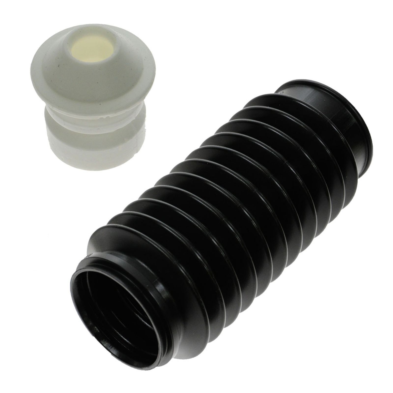 TRQ Strut Boot Bellow & Bumper Kit Compatible with Audi BMW Chevy Lexus Nissan Mazda