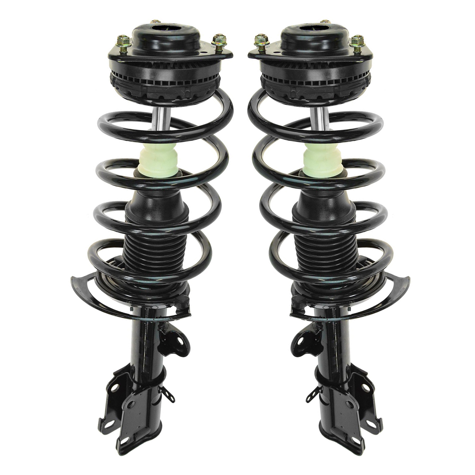 TRQ Front Driver Side Strut and Spring Assembly Set Loaded Compatible with 08–16 Chrysler Town & Country 08–20 Dodge Grand Caravan