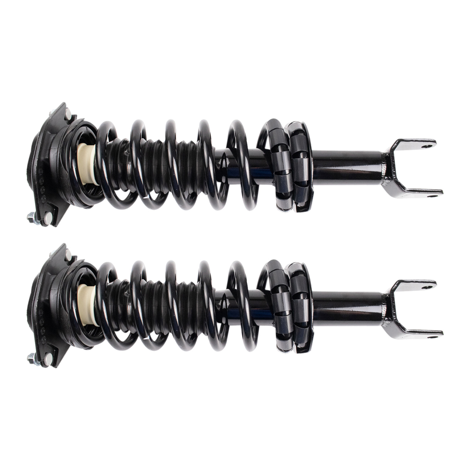 TRQ Rear Shock & Spring Assembly Set Compatible with 06-07 Subaru B9 Tribeca 08-14 Tribeca