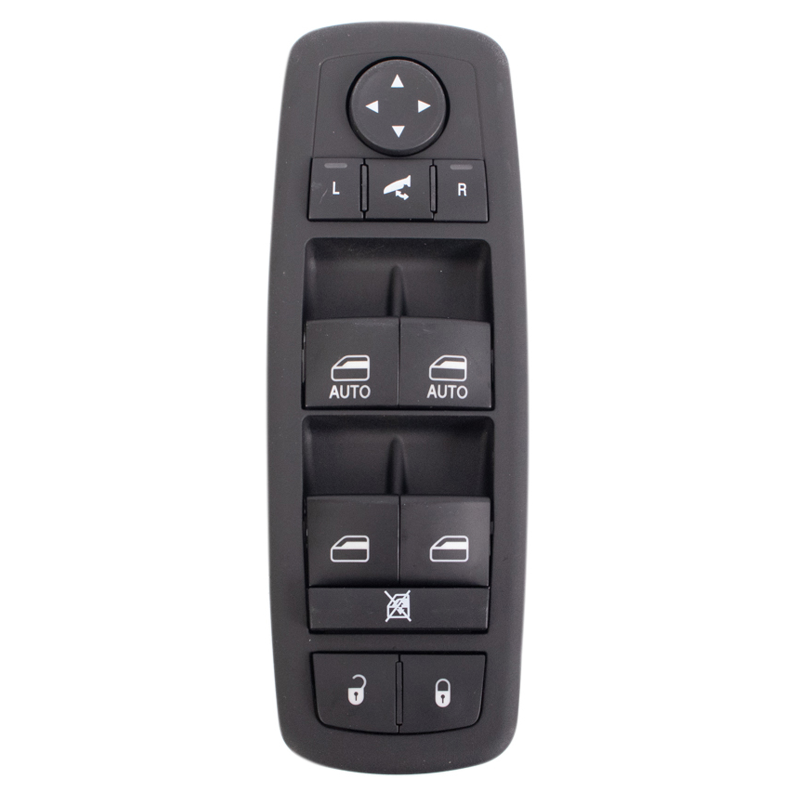 TRQ Front Driver Side Power Window & Door Lock Switch Compatible with 2012-2016 Chrysler Town & Country Dodge Grand Caravan