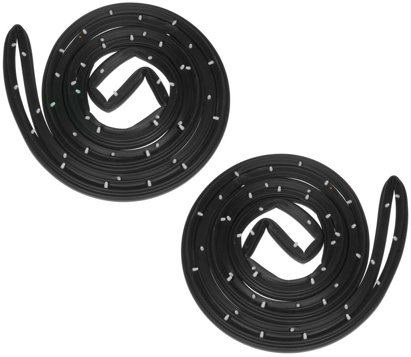 TRQ Front Door Weatherstrip Seal Compatible with 1978-1995 Chevrolet G10 G20 1978-1996 G30 1978 GMC G15 1979-1995 G1500 G25 G2500 G35 1979-1996 G3500