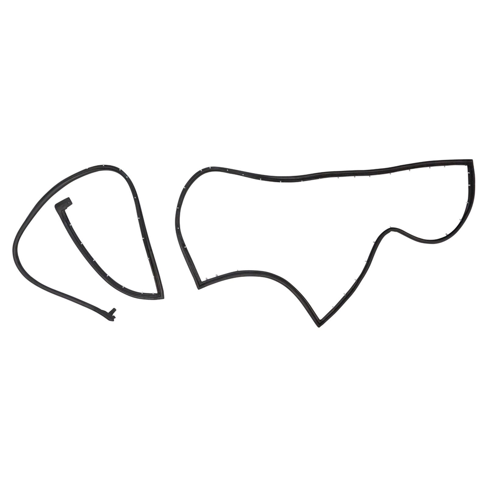 TRQ Rear Cargo Door Door Weatherstrip Seal Compatible with 75-95 G10 74 G10 Van 75-78 G15 G15/G1500 Van 79-95 G1500 G20 G20 Van G25 G25/G2500 Van G2500 75-96 G30 G30 Van G35 G35/G3500 Van 79-96 G3500