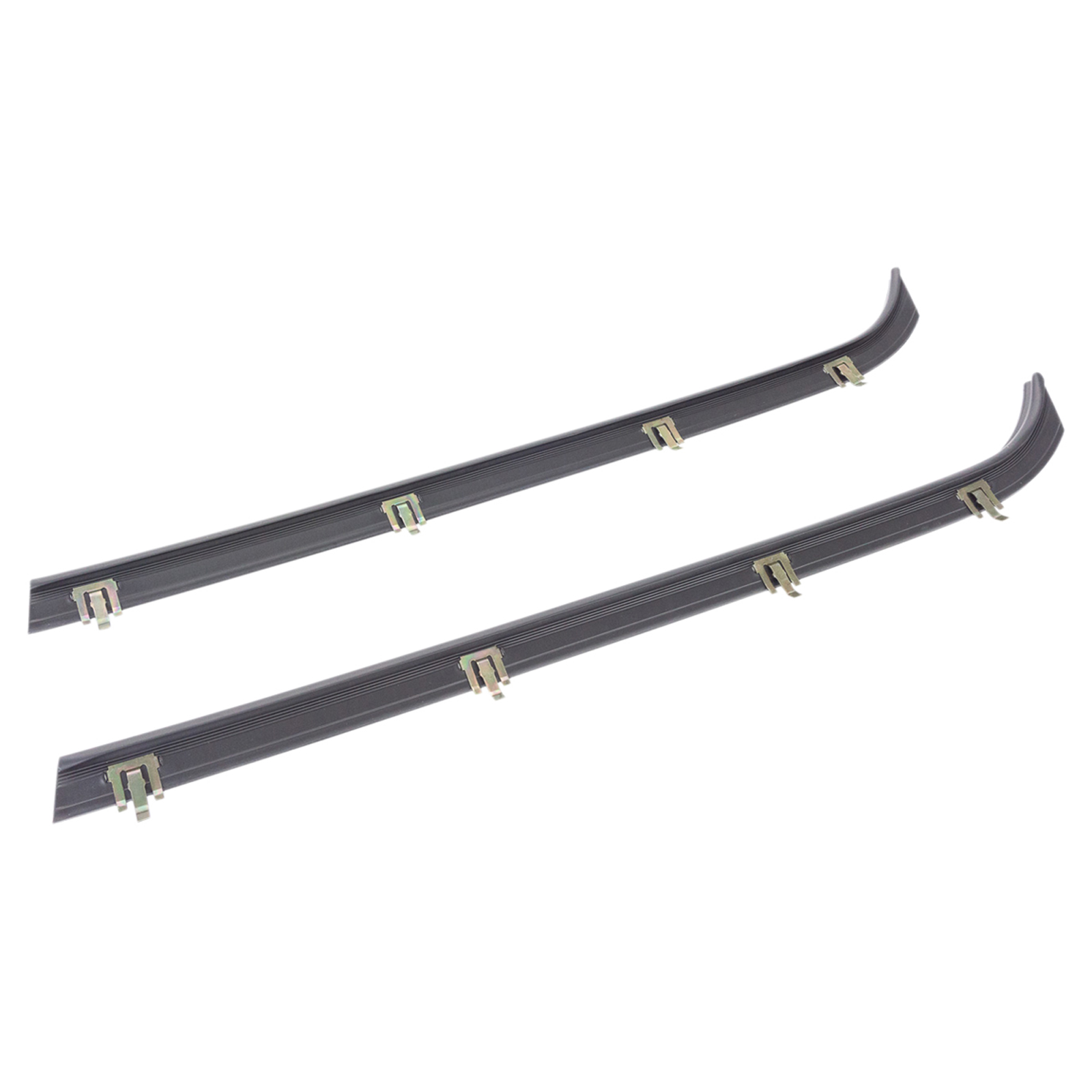 TRQ Front Door Weatherstrip Seal Kit Compatible with 1975-1995 Chevrolet G10 G20 1975-1996 G30 1975-1978 GMC G15 G25 G35