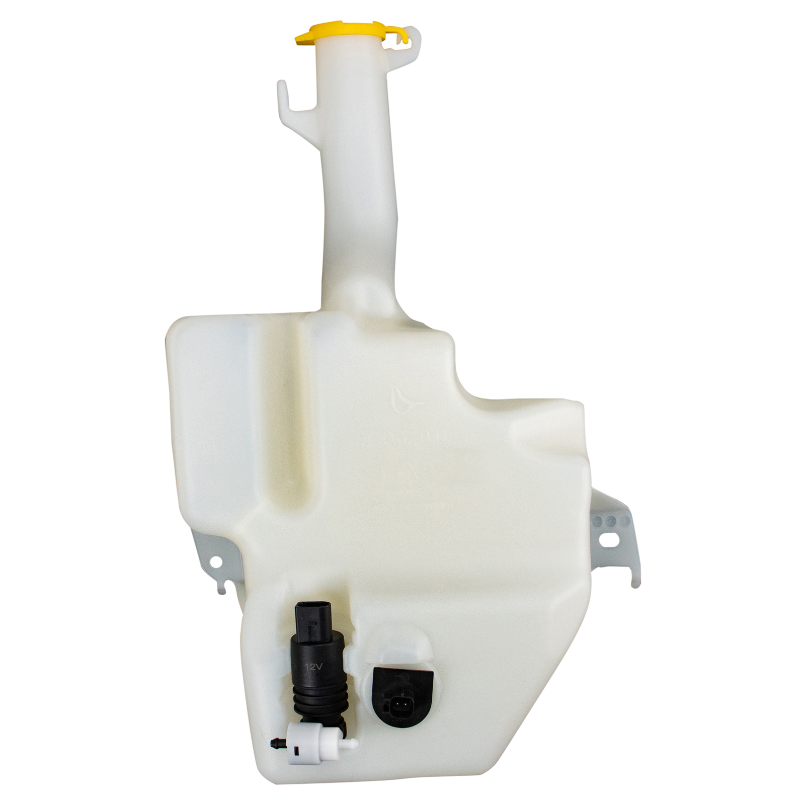 TRQ Windshield Washer Reservoir Assembly Washer Pump Level Sensor Cap Hose Compatible with 11-16 Chrysler Town and Country Without Headlight Washer 11-20 Dodge Grand Caravan Without Headlight Washer