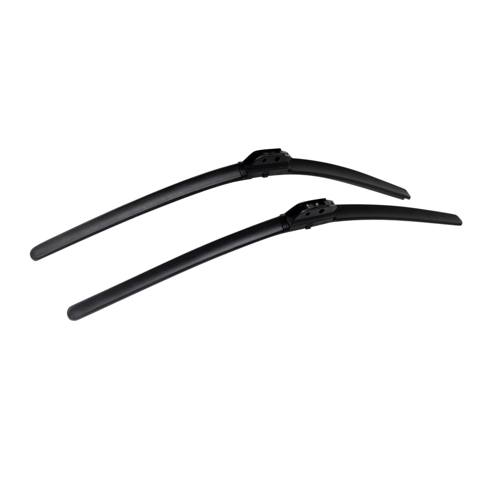 TRQ Premium Windshield Wiper Blades 22 & 22 Inch Silicone Coated & Water Repellent Wipers for Front Windshield Replacement Wiper Blades for Vehicle, Easy-Install Wipers with All-Season Performance