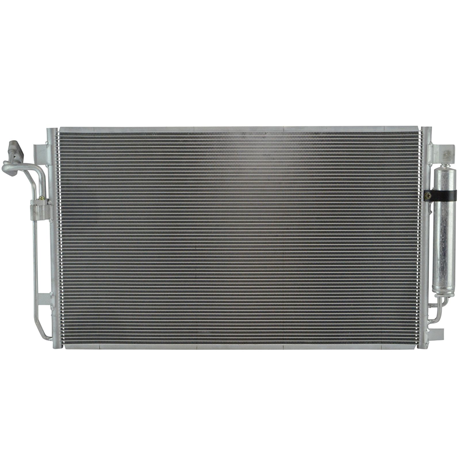 TRQ A/C Condenser and Receiver Drier Assembly Compatible with 2007-2018 Nissan Altima 2009-2014 Maxima 2016-2020 Maxima