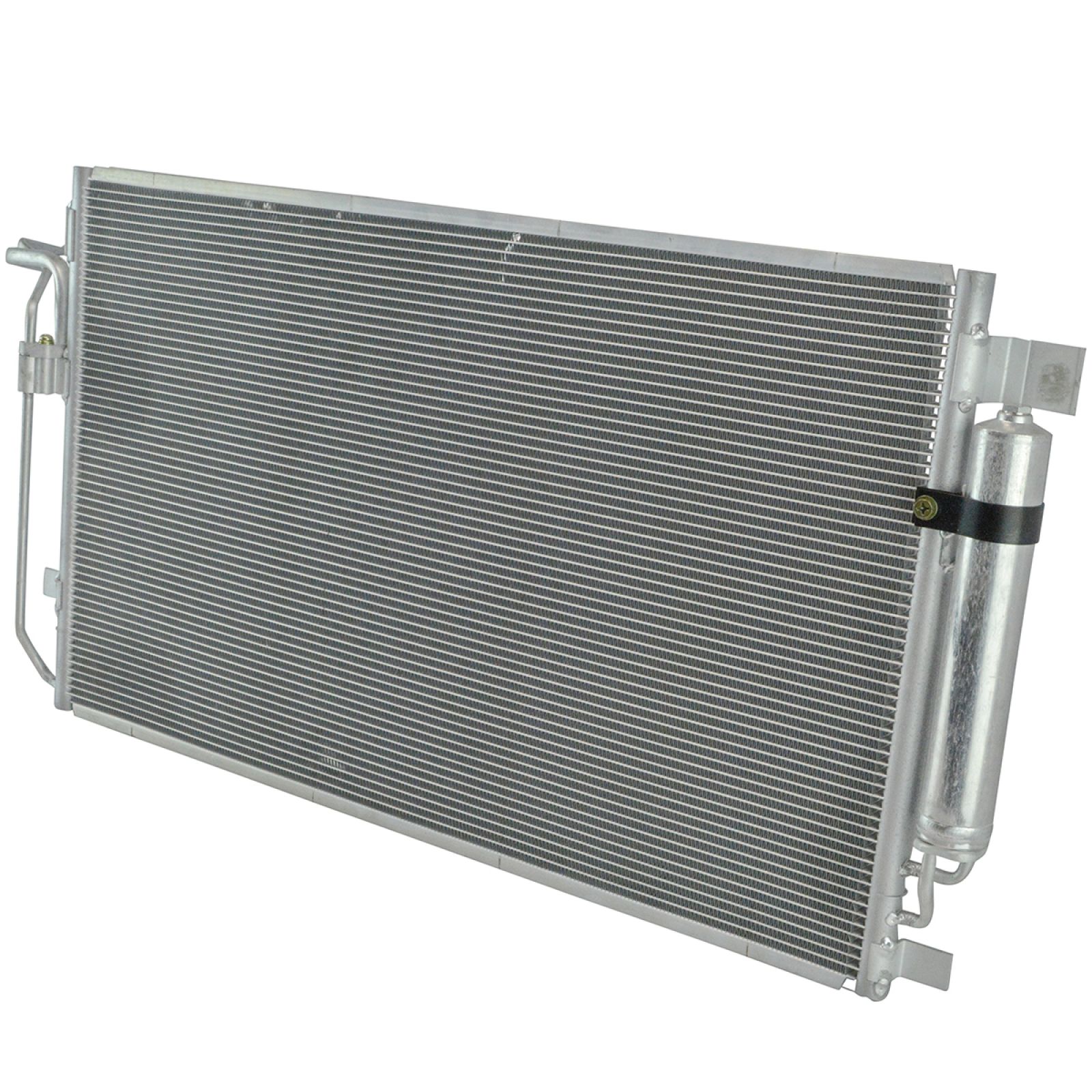 TRQ A/C Condenser and Receiver Drier Assembly Compatible with 2007-2018 Nissan Altima 2009-2014 Maxima 2016-2020 Maxima