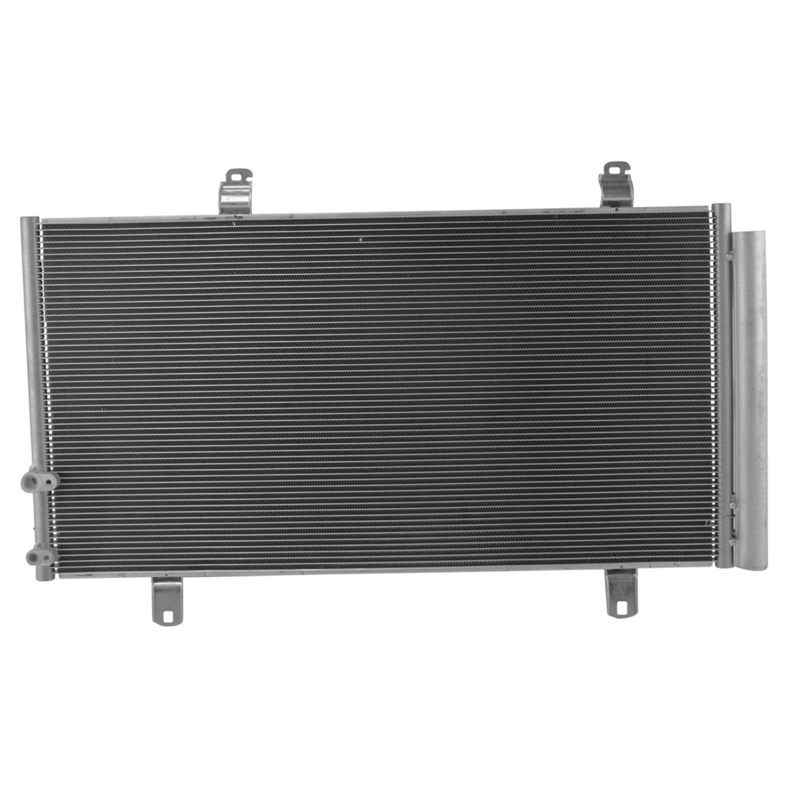 TRQ A/C Condenser and Receiver Drier Assembly Compatible with 2007-2011 Toyota Camry SE LE XLE 2009-2011 Camry Base Model 2007-2008 CE 2005-2012 Avalon 2007-2012 Lexus ES350 09-15 Toyota Venza