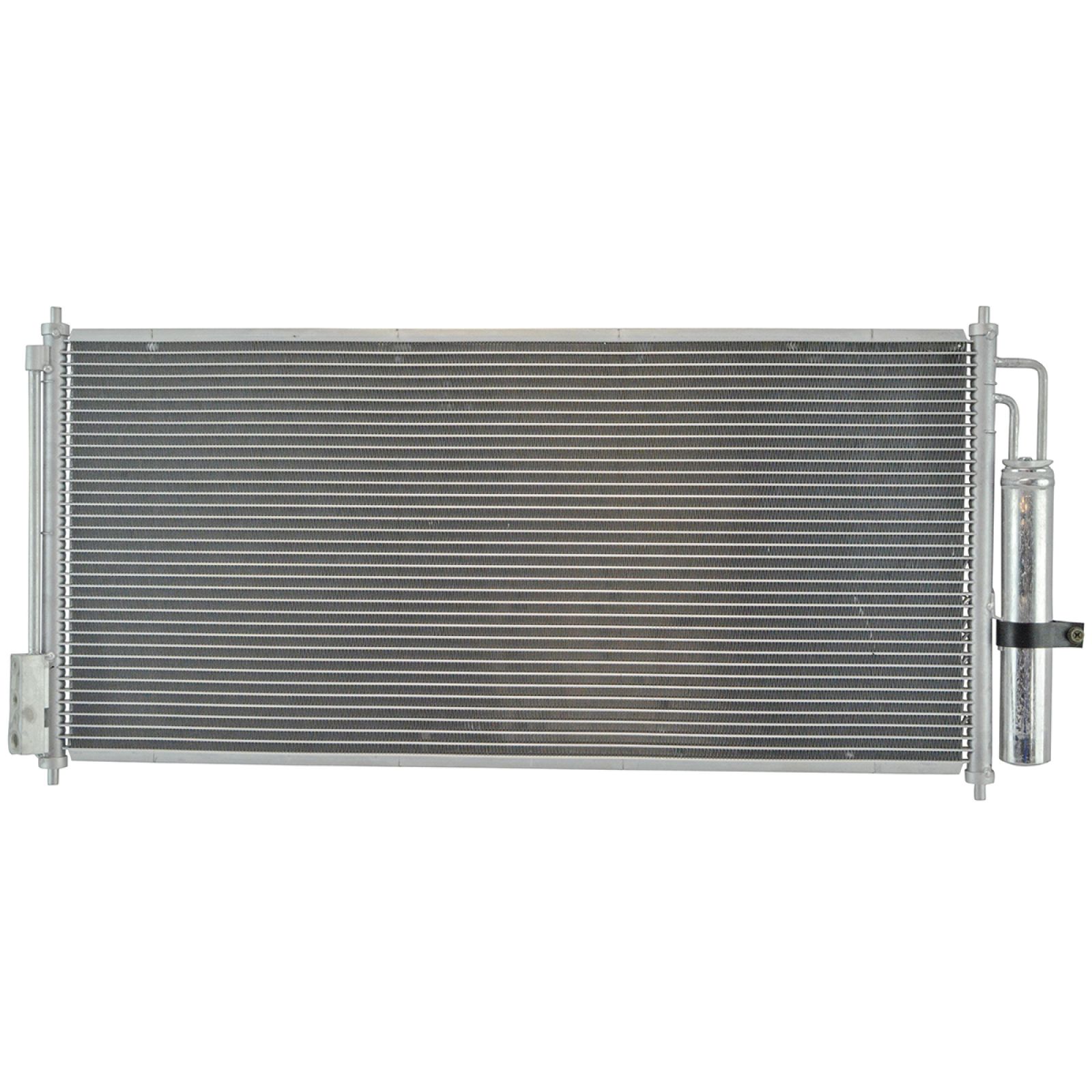 TRQ A/C Condenser and Receiver Drier Assembly Compatible with 02-06 Nissan Altima 04-08 Maxima