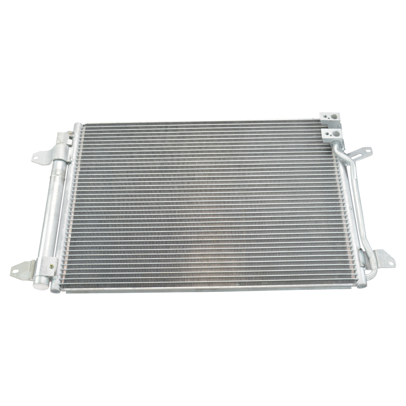 TRQ A/C Condenser and Receiver Drier Assembly Compatible with 2013-14 Volkswagen Beetle 2015 Volkswagen Beetle To 6/30/15 Production Date 2011-15 Jetta