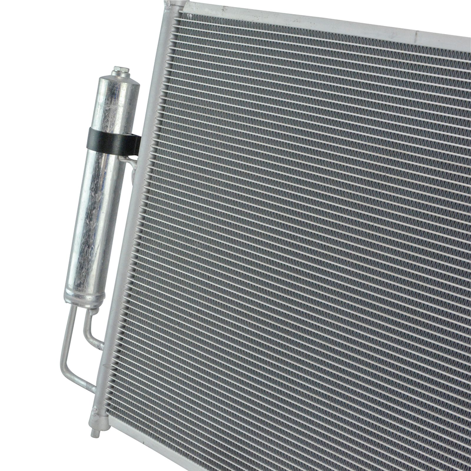 TRQ A/C Condenser and Receiver Drier Assembly Compatible with 2008-13 Nissan Rogue 2014-15 Rogue Select