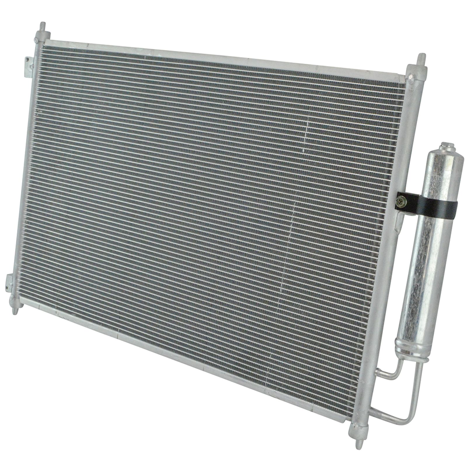 TRQ A/C Condenser and Receiver Drier Assembly Compatible with 2008-13 Nissan Rogue 2014-15 Rogue Select