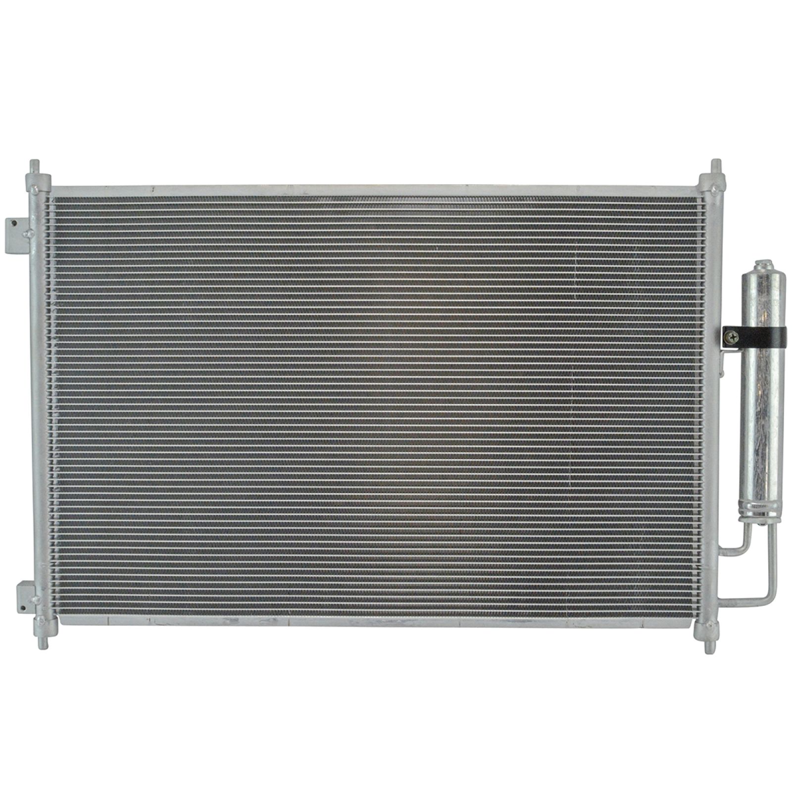 TRQ A/C Condenser and Receiver Drier Assembly Compatible with 2008-13 Nissan Rogue 2014-15 Rogue Select