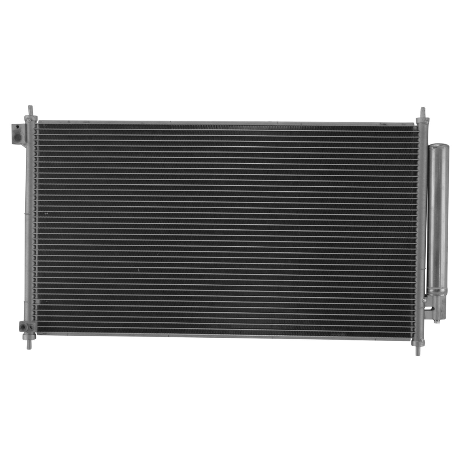 TRQ A/C Condenser and Receiver Drier Assembly Compatible with 13-22 Acura ILX 12-15 Honda Civic